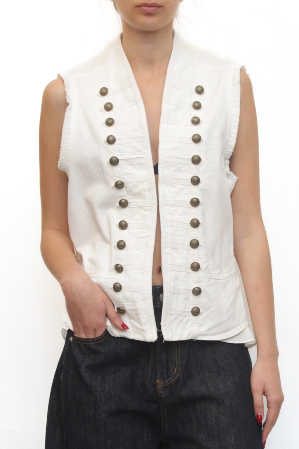 LEVH - Gilet Georgia - BIANCO