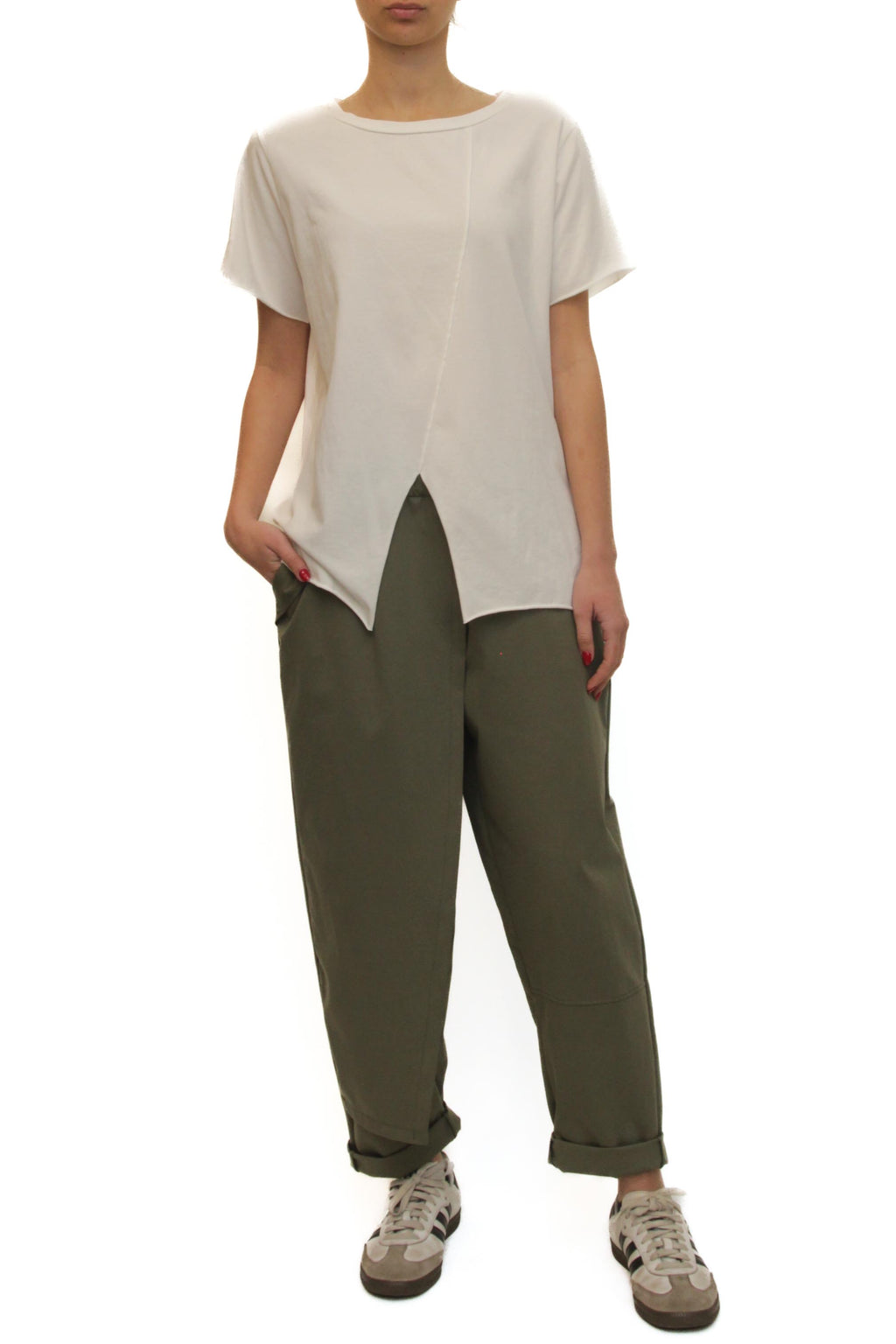 LEVH - Pantalone Pamela - MILITARE