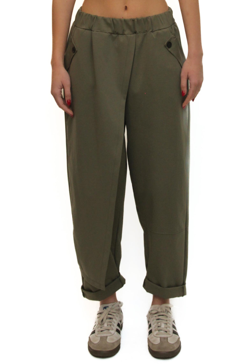 LEVH - Pantalone Pamela - MILITARE