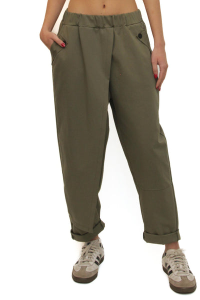 LEVH - Pantalone Pamela - MILITARE