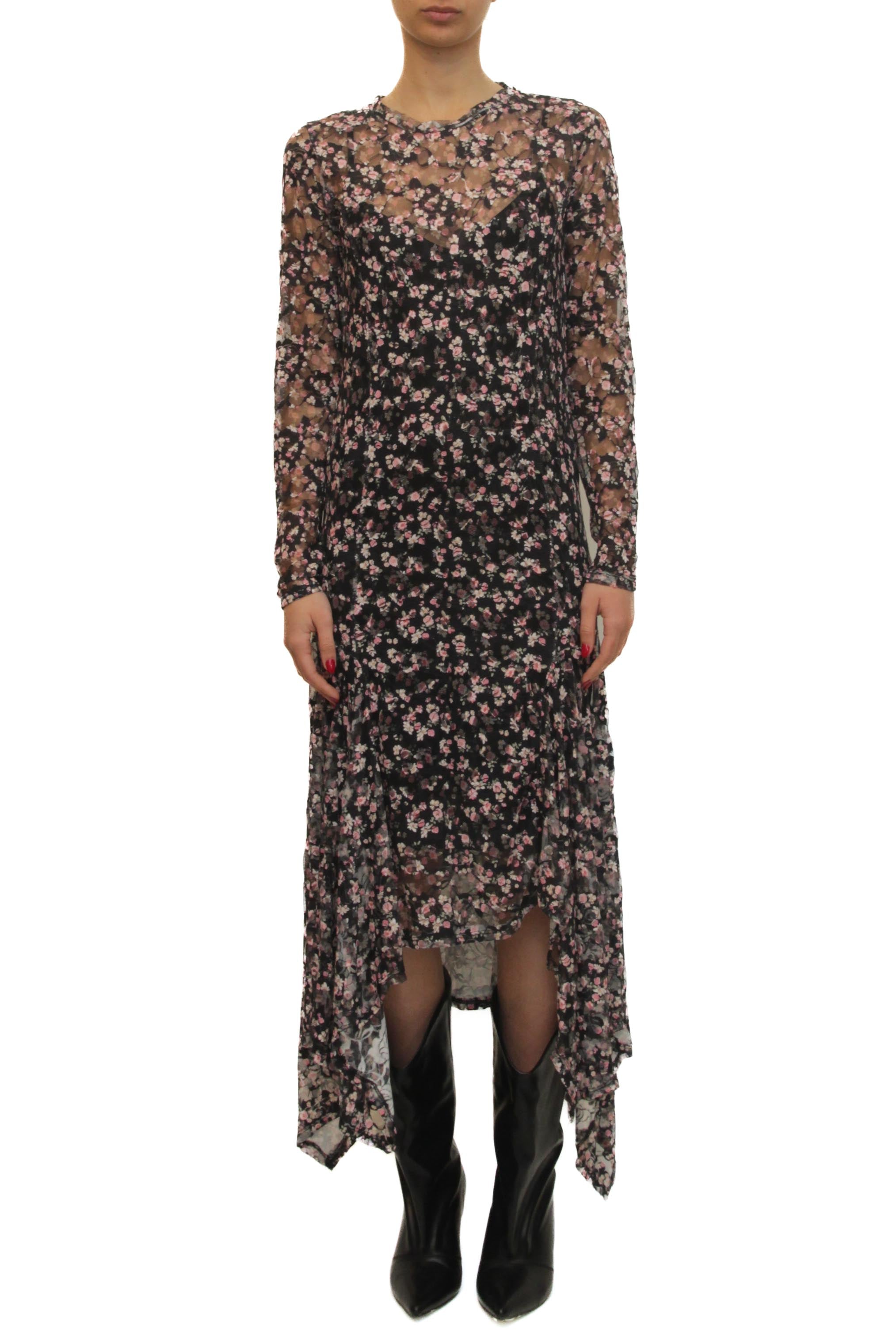 LEVH - Abito Angela - FLOREALE NE/RO