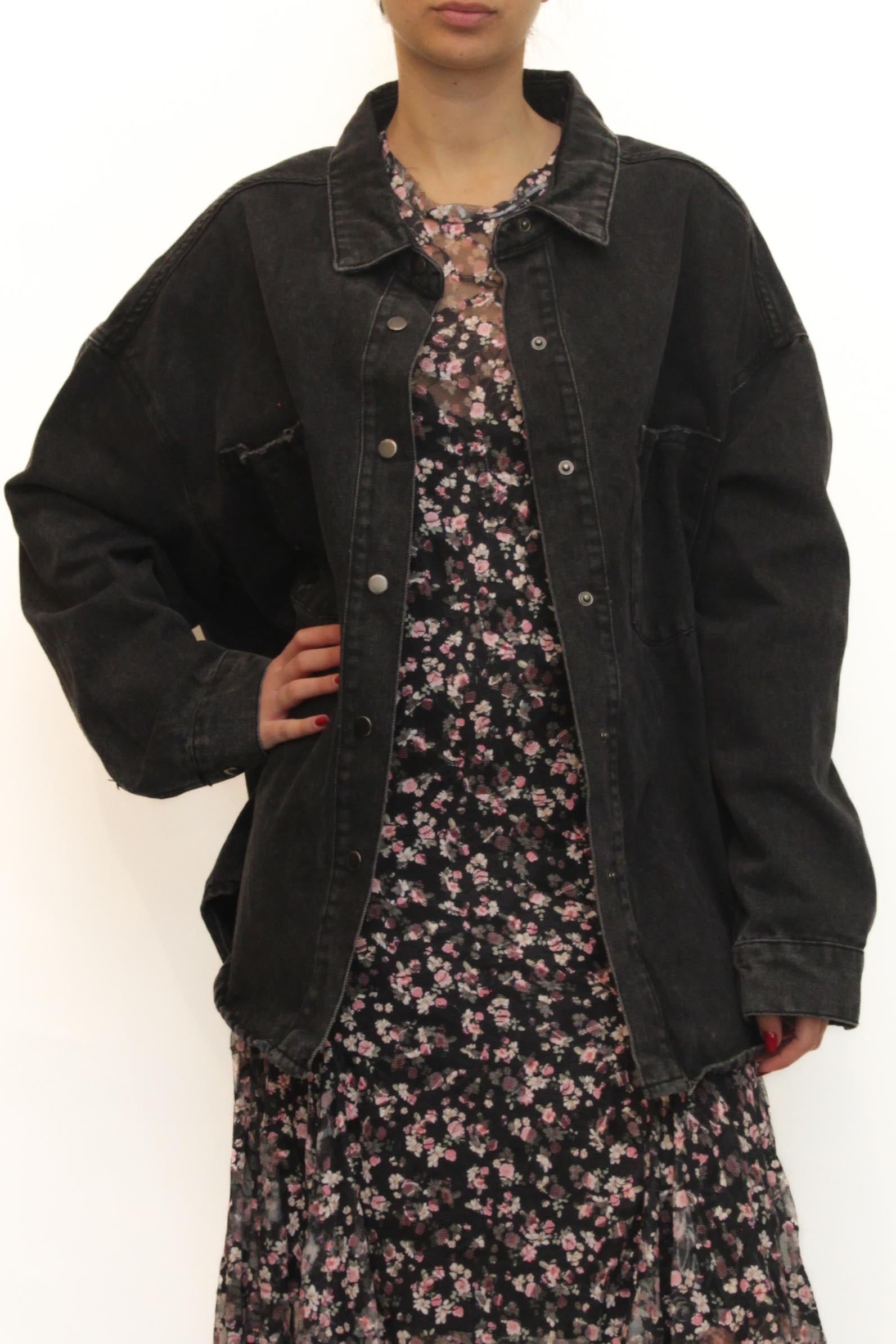 LEVH - Camicia Caterina - DENIM MARMORIZZATO