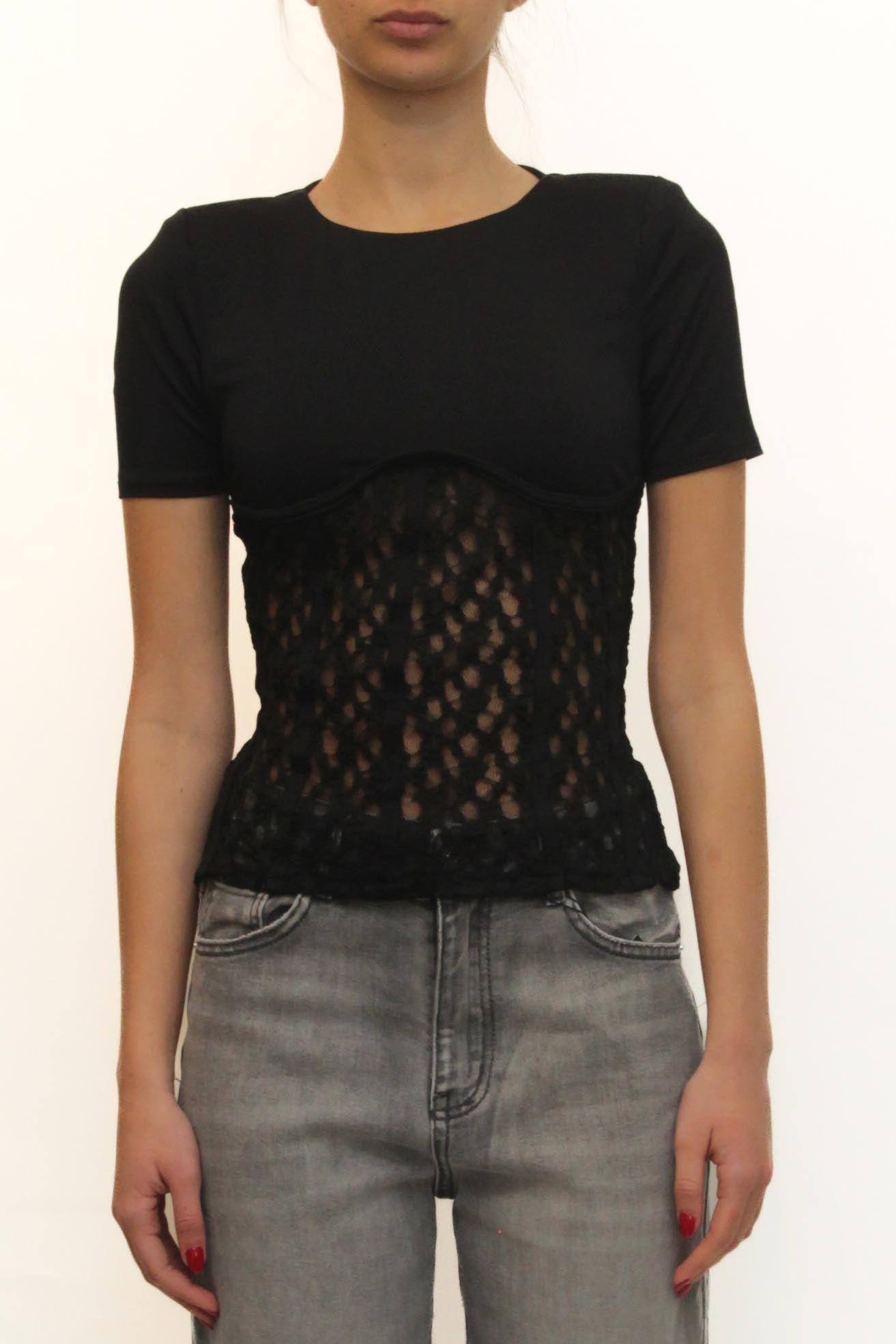 LEVH - Maglia Michela - NERO