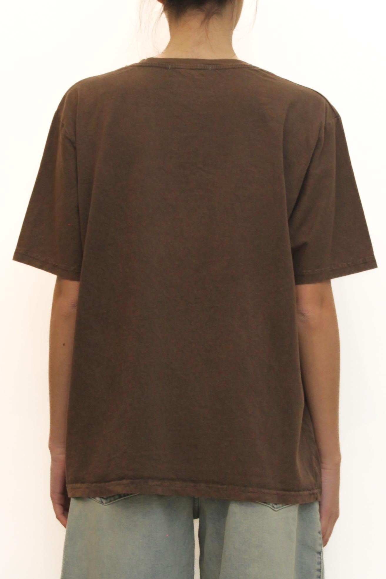 LEVH - T-shirt Western Cowboy - MARRONE