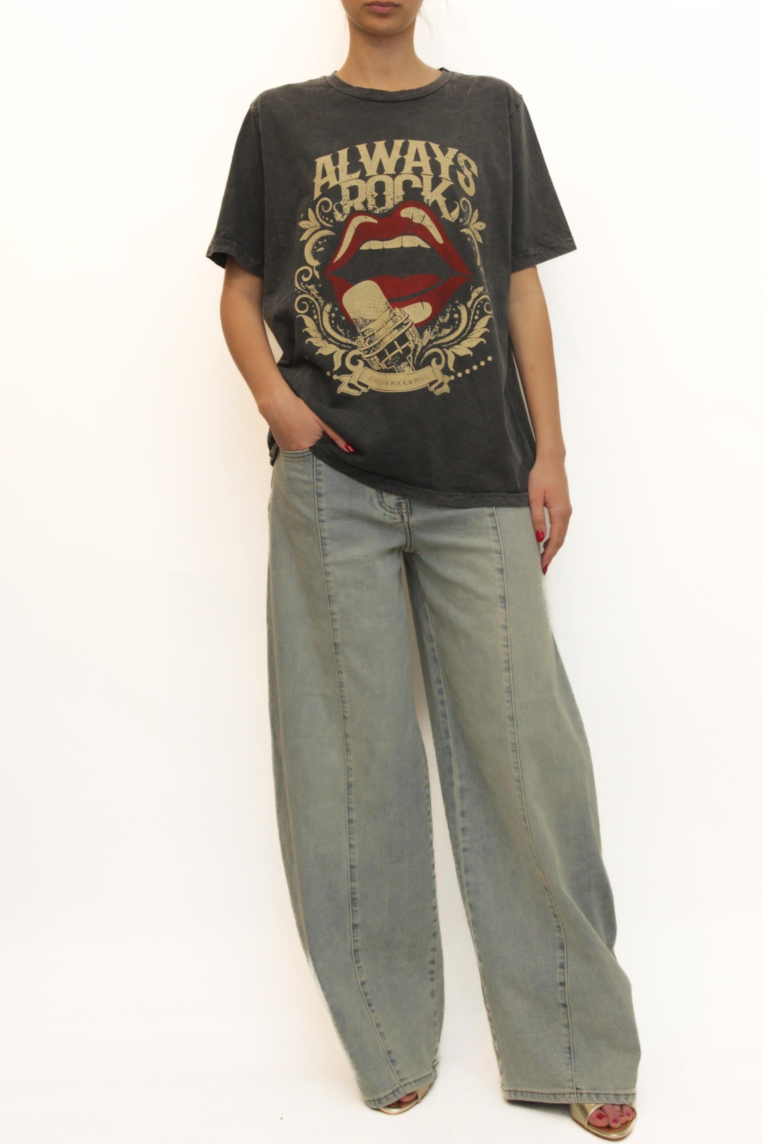 LEVH - T-shirt Alwais - MARMORIZZATO