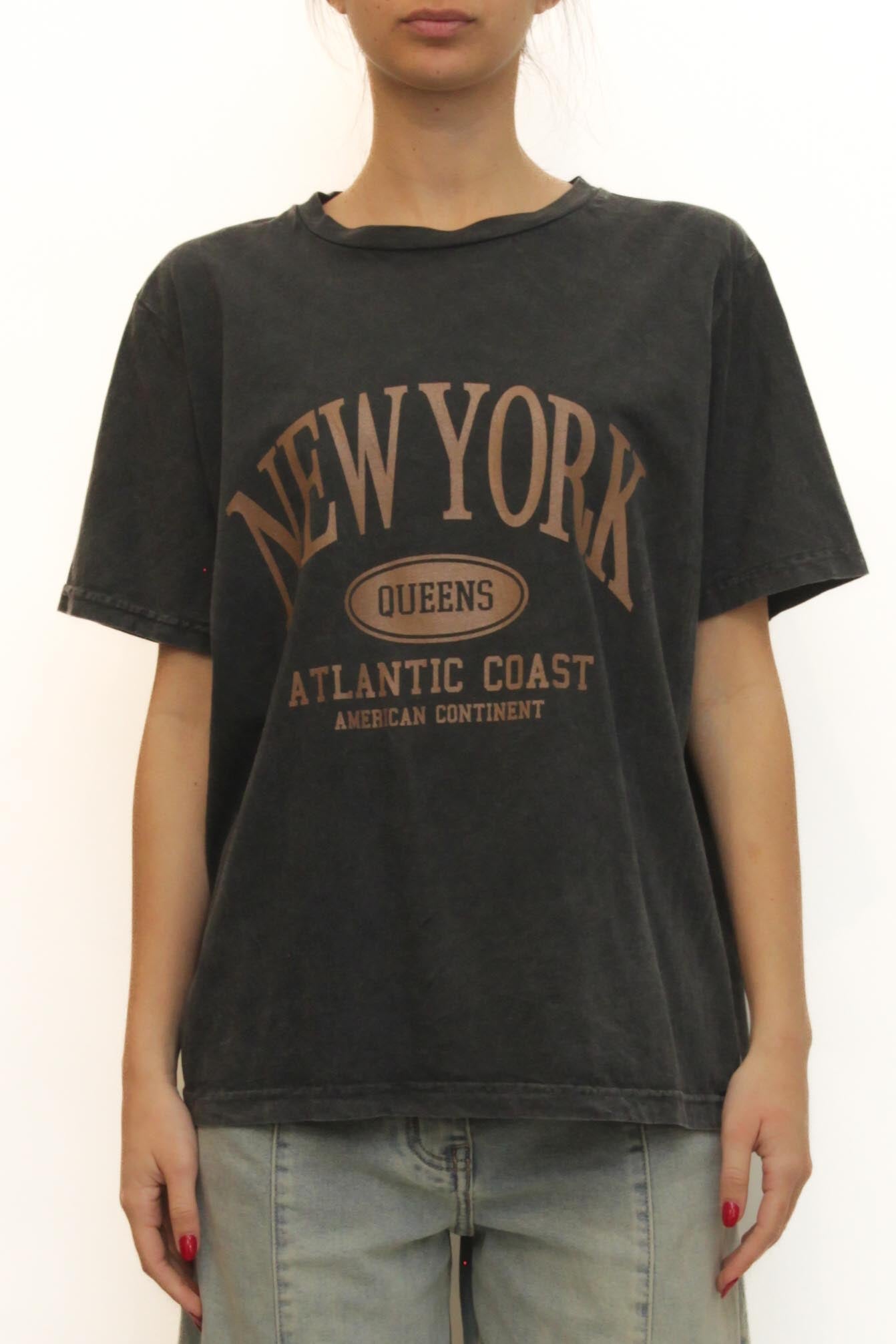 LEVH - T-shirt New York - MARMORIZZATO