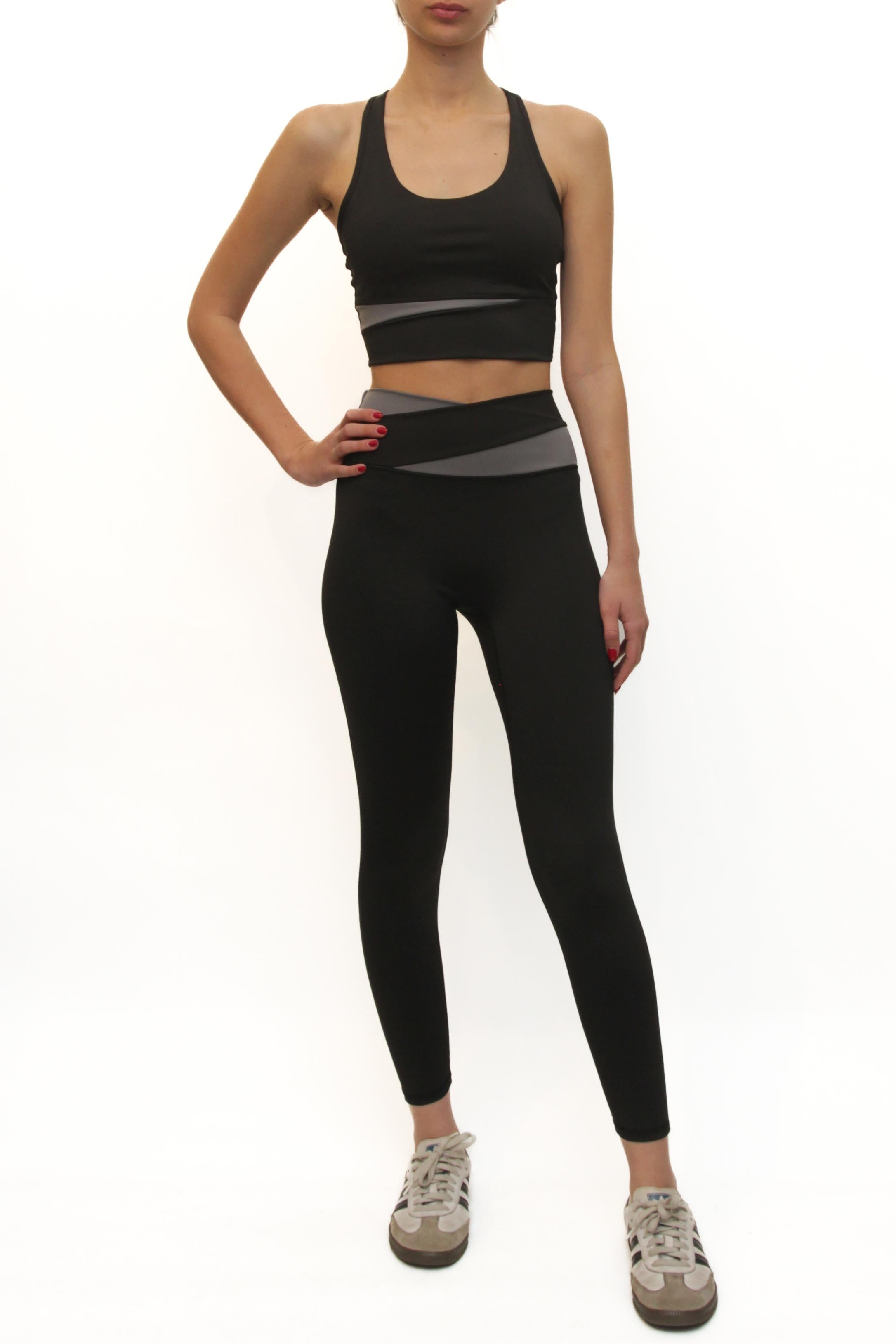 LEVH - Leggins Peggie - NERO/GRIGIO
