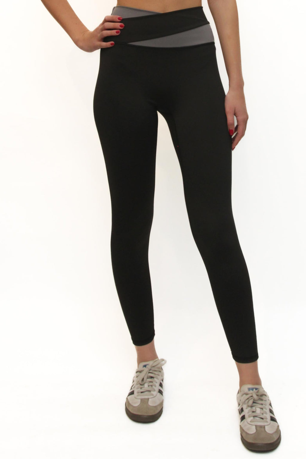 LEVH - Leggins Peggie - NERO/GRIGIO