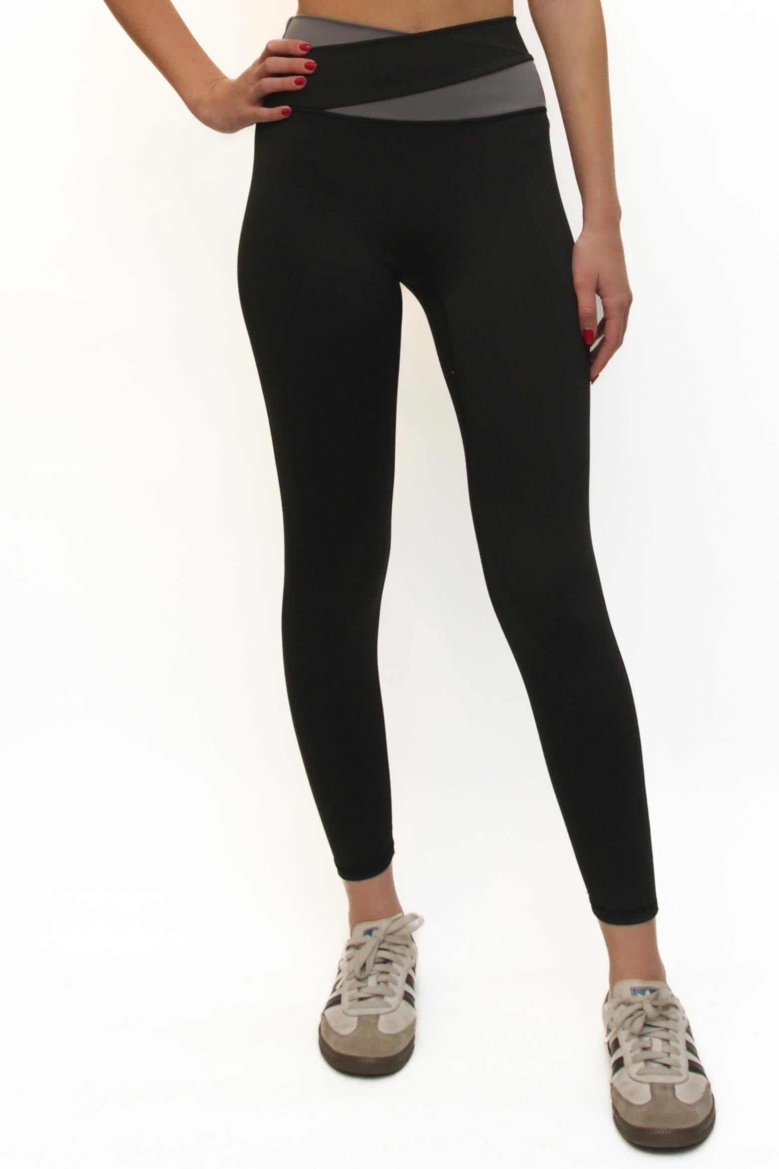 LEVH - Leggins Peggie - NERO/GRIGIO