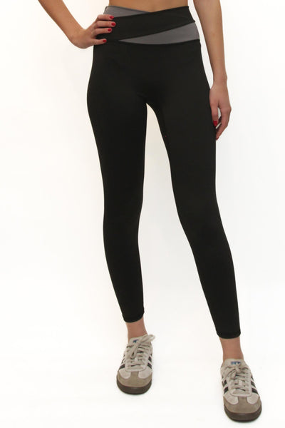 LEVH - Leggins Peggie - NERO/GRIGIO