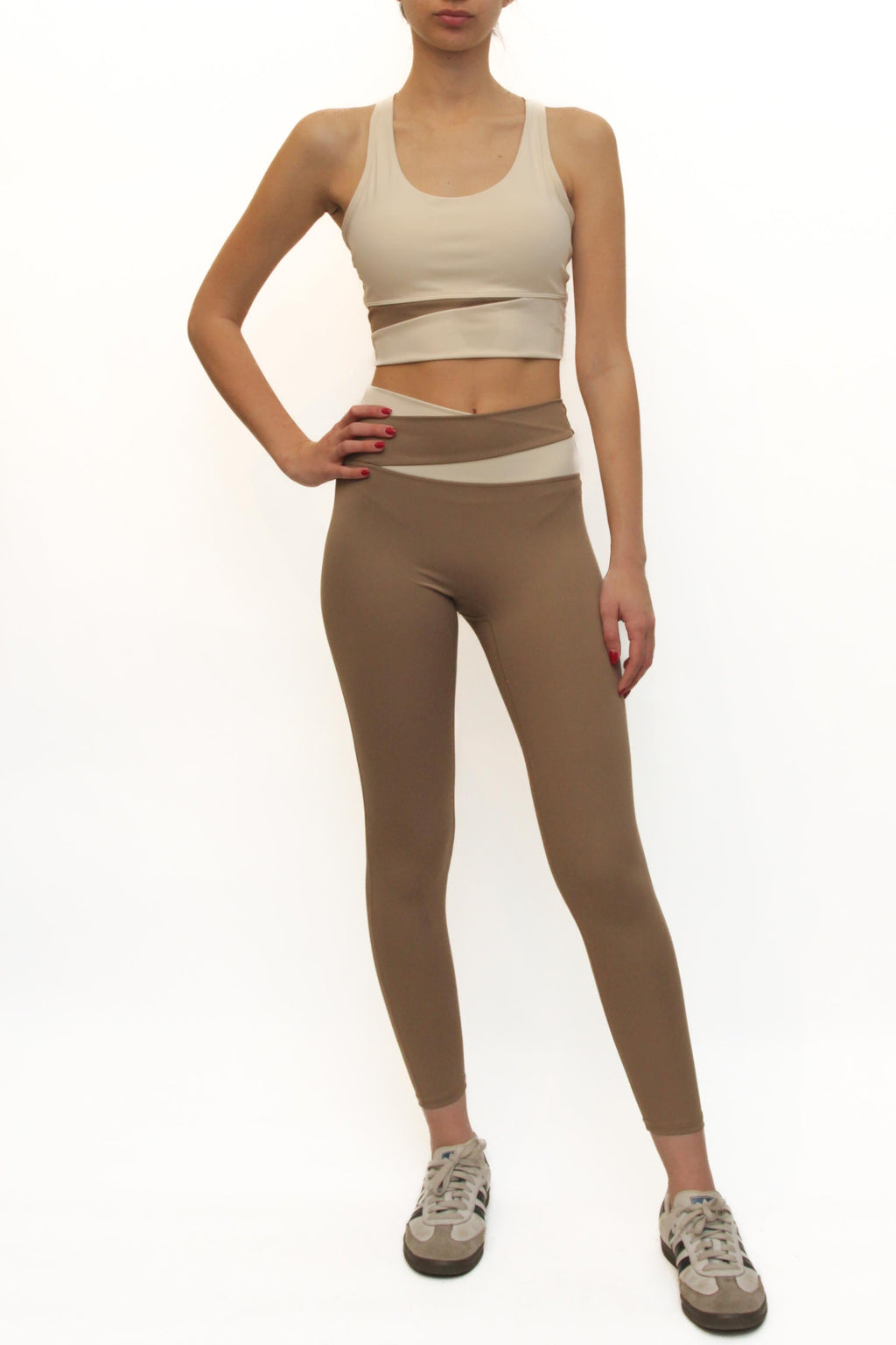 LEVH - Leggins Peggie - PANNA/TORTORA