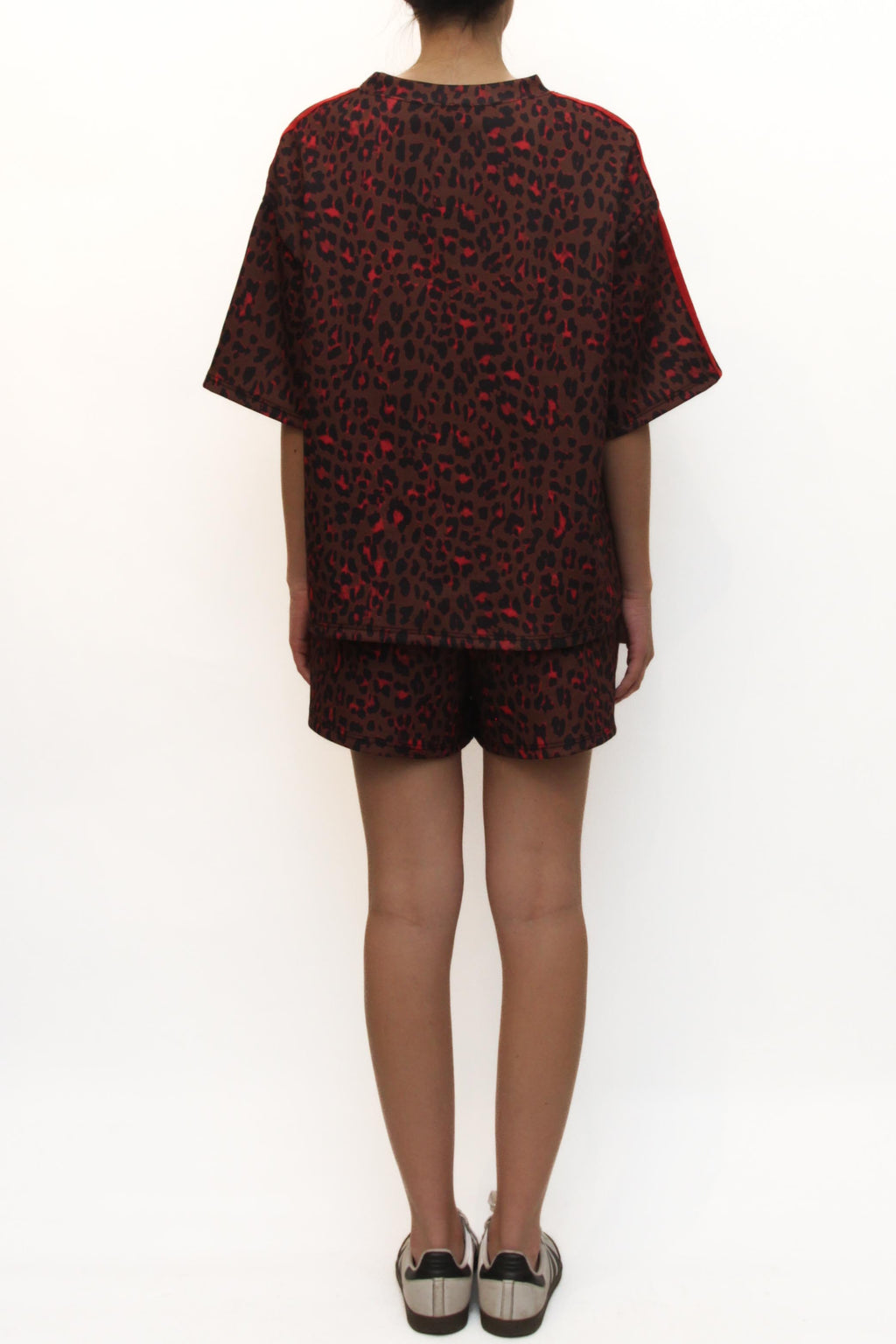 LEVH - Completo Chantal - ANIMALIER ROSSO
