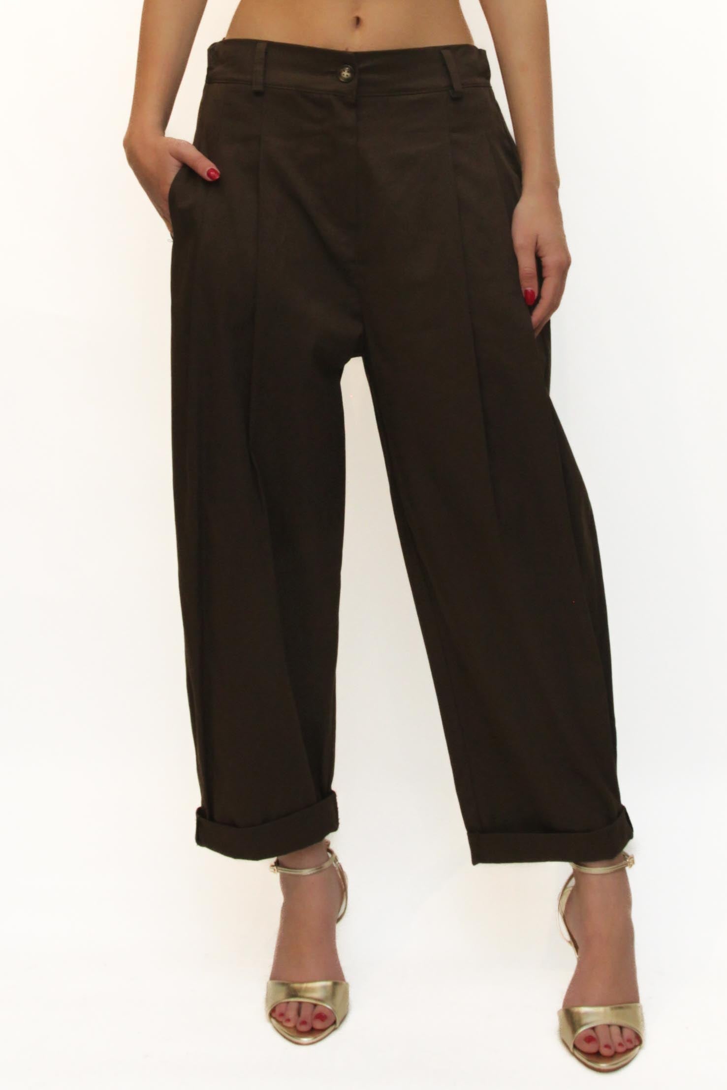 LEVH - Pantalone Palmas - MARRONE