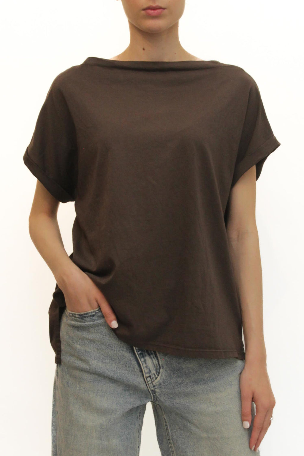 LEVH - T-shirt Tolosa - MARRONE