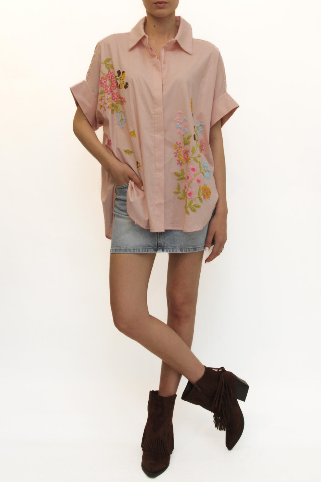 LEVH - Camicia Copenaghen - ROSA