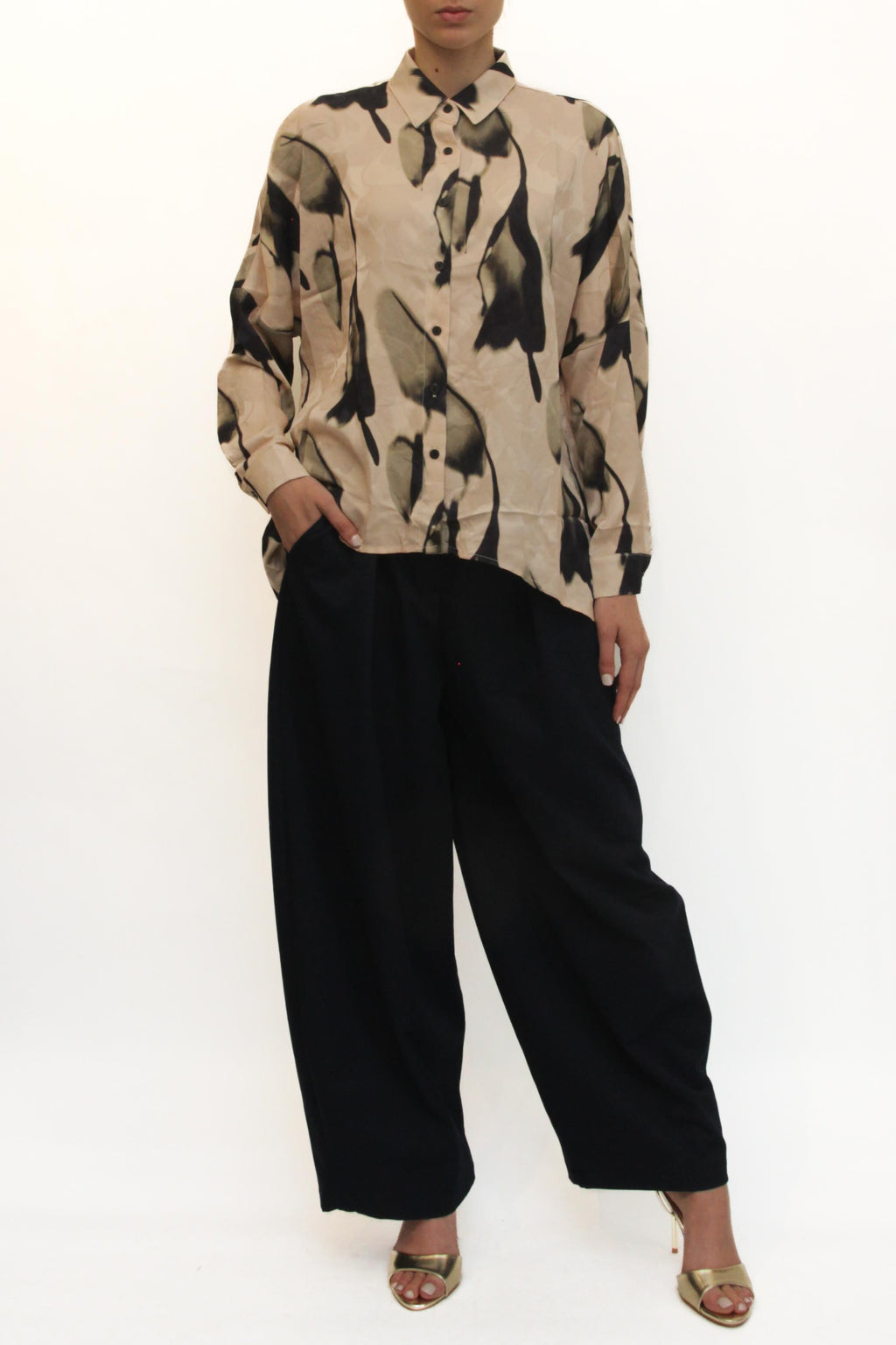 LEVH - Camicia Cork - FANT BEIGE/NERO/VERDE
