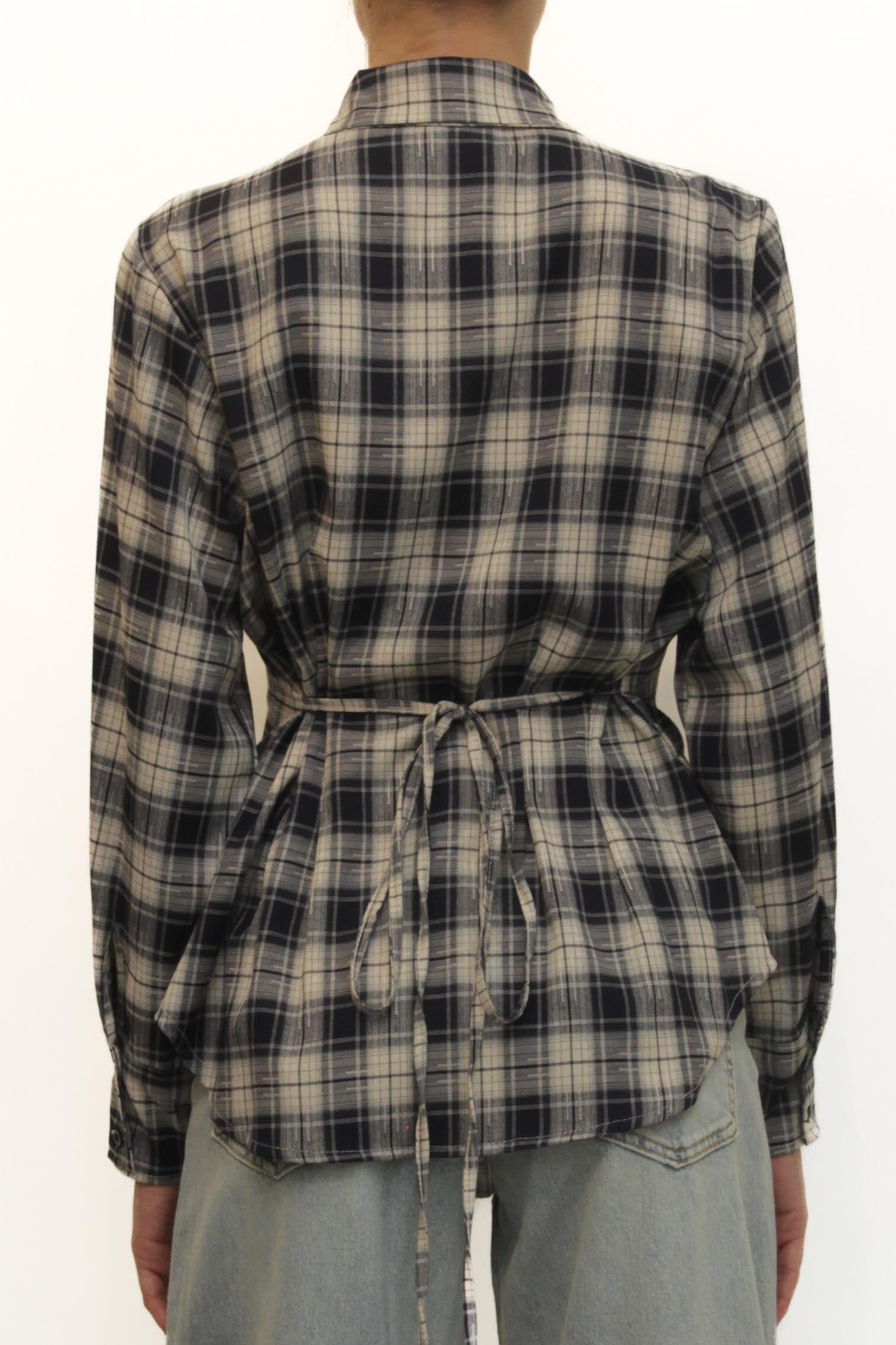LEVH - Camicia Caitlyn - QUADRO BLU/BIANCO