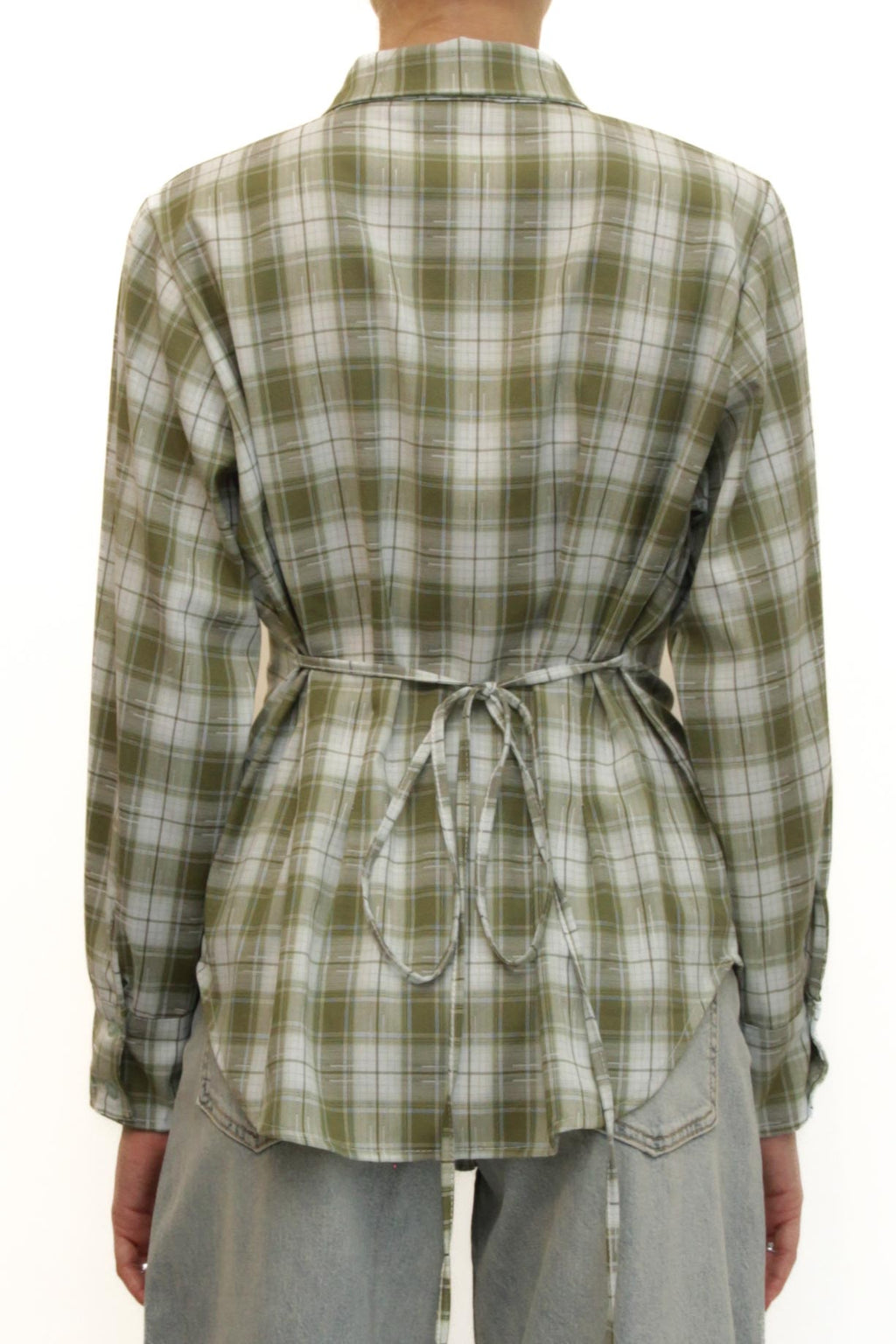 LEVH - Camicia Caitlyn - QUADRO VERDE/BIANCO