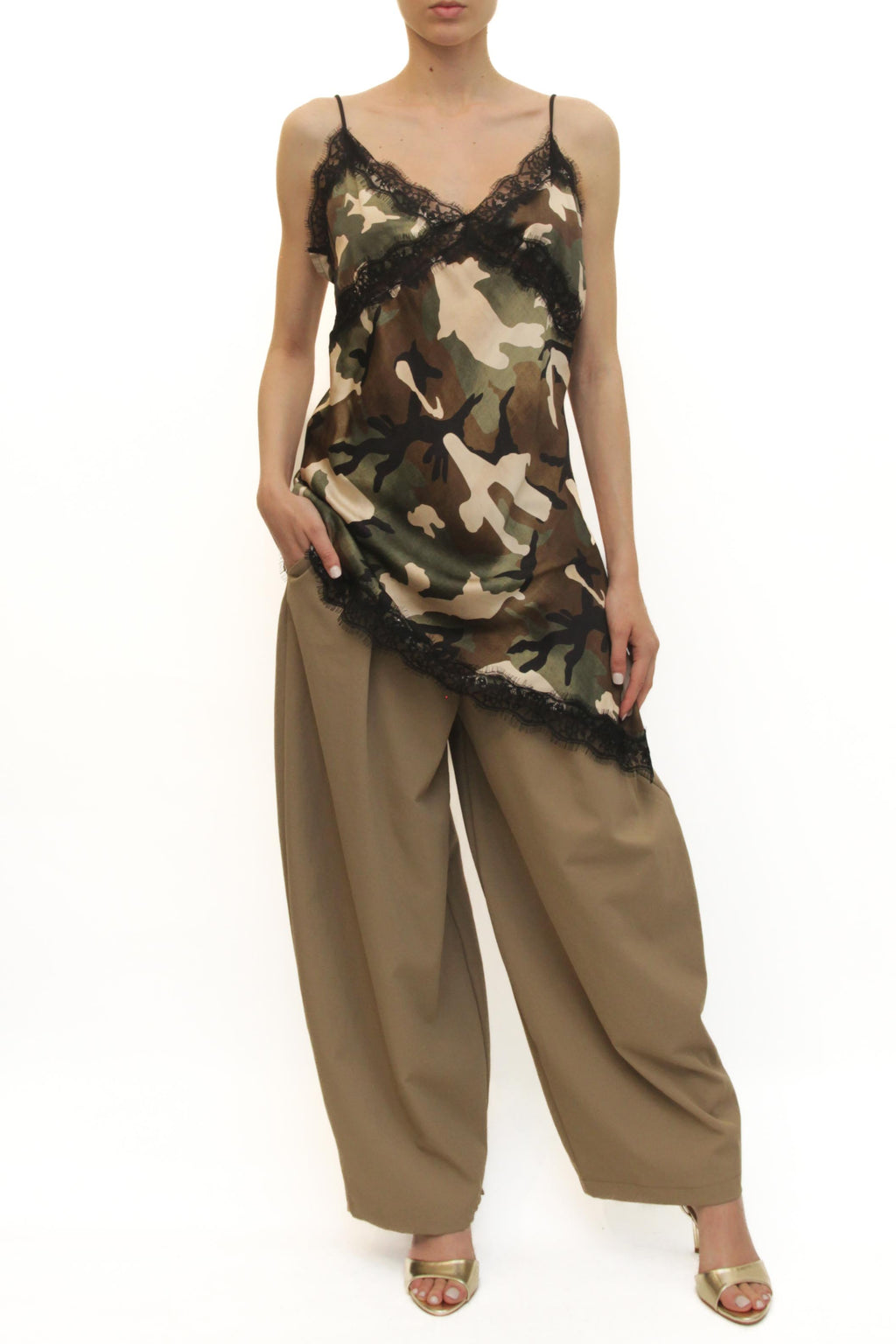 LEVH - Pantalone Panama - BEIGE