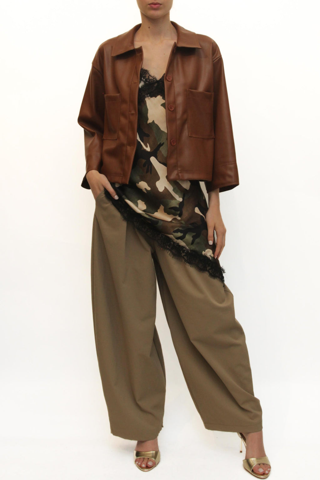 LEVH - Pantalone Panama - BEIGE