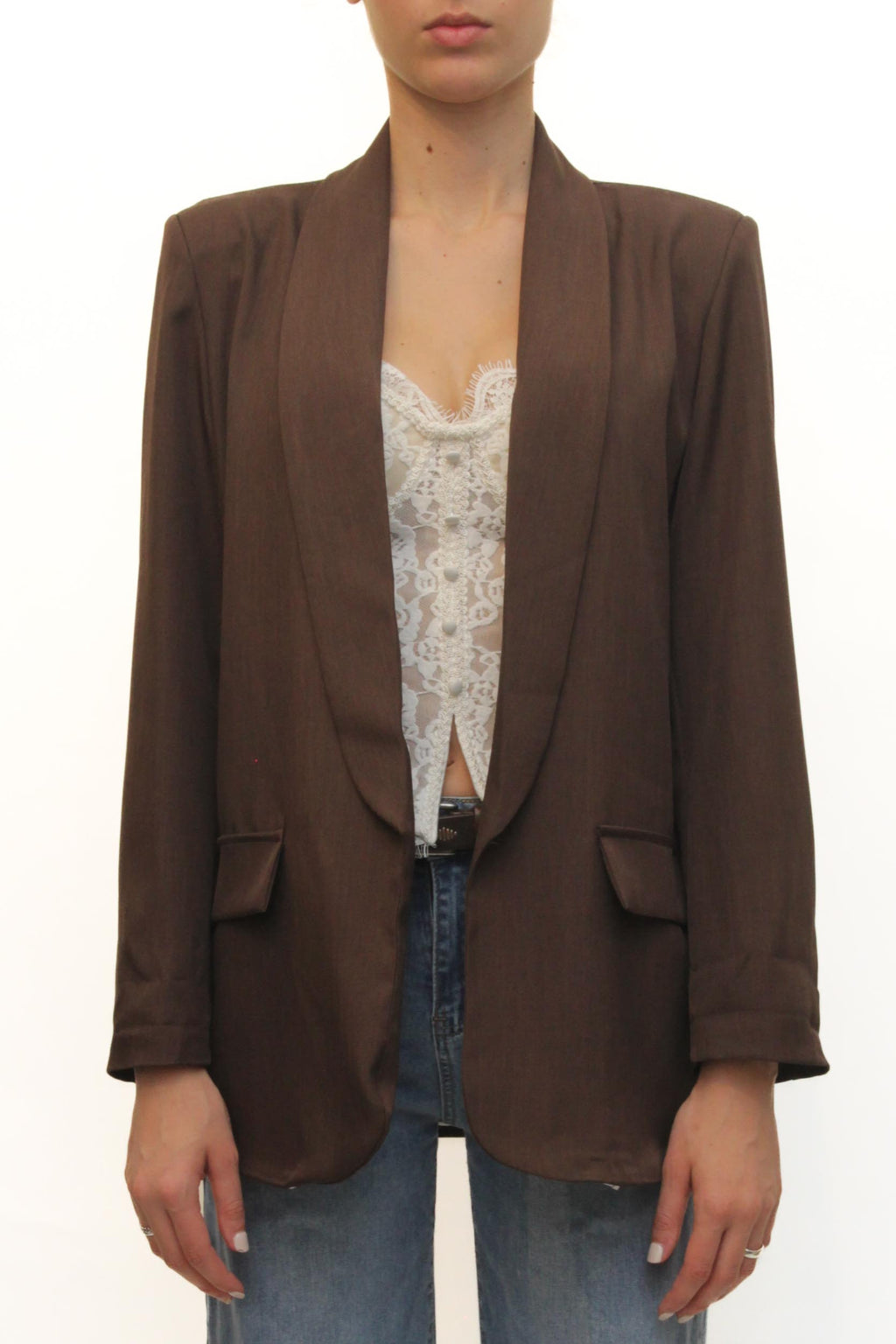 LEVH - Blazer Beryl - MARRONE