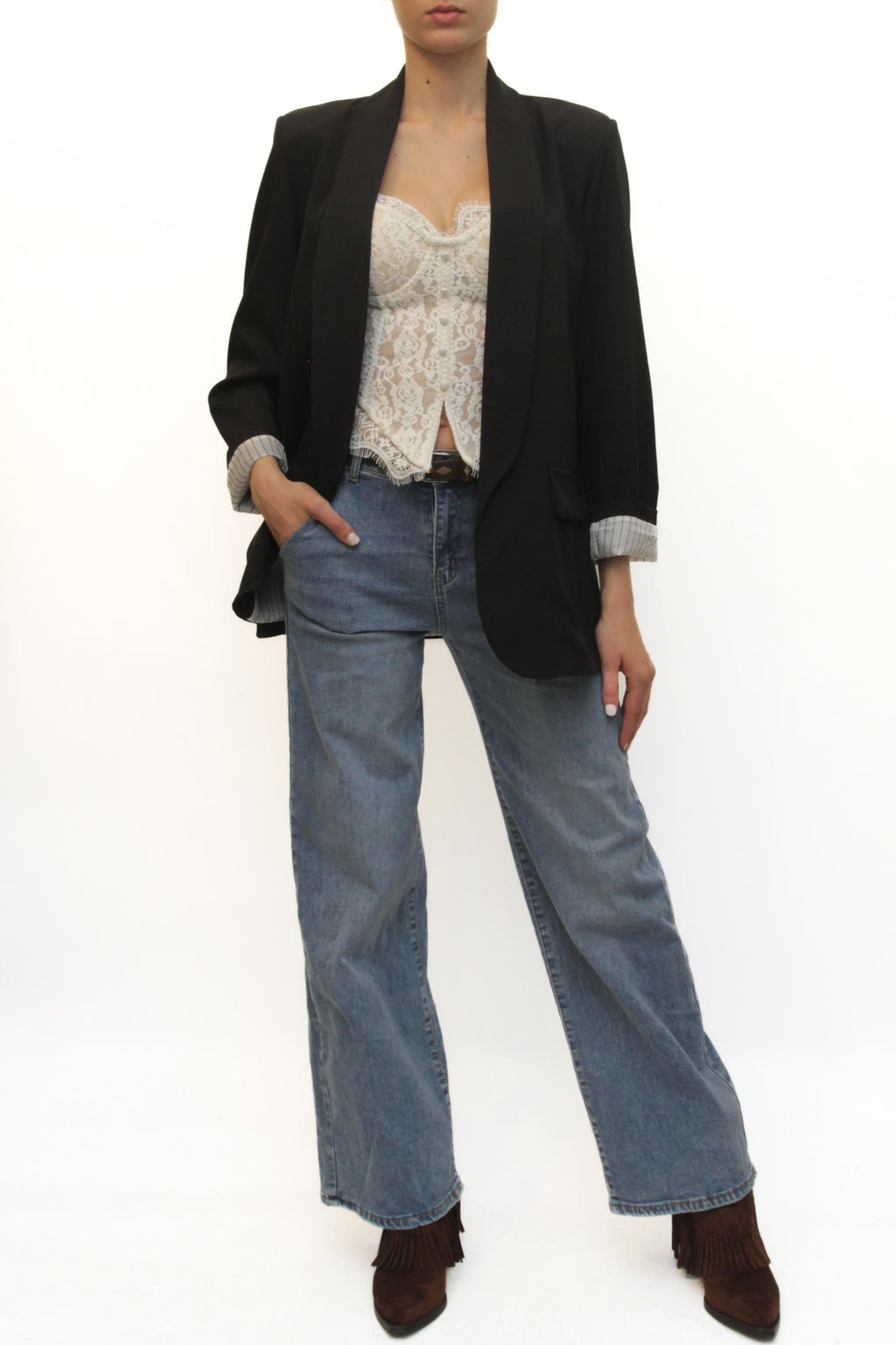 LEVH - Blazer Beryl - NERO