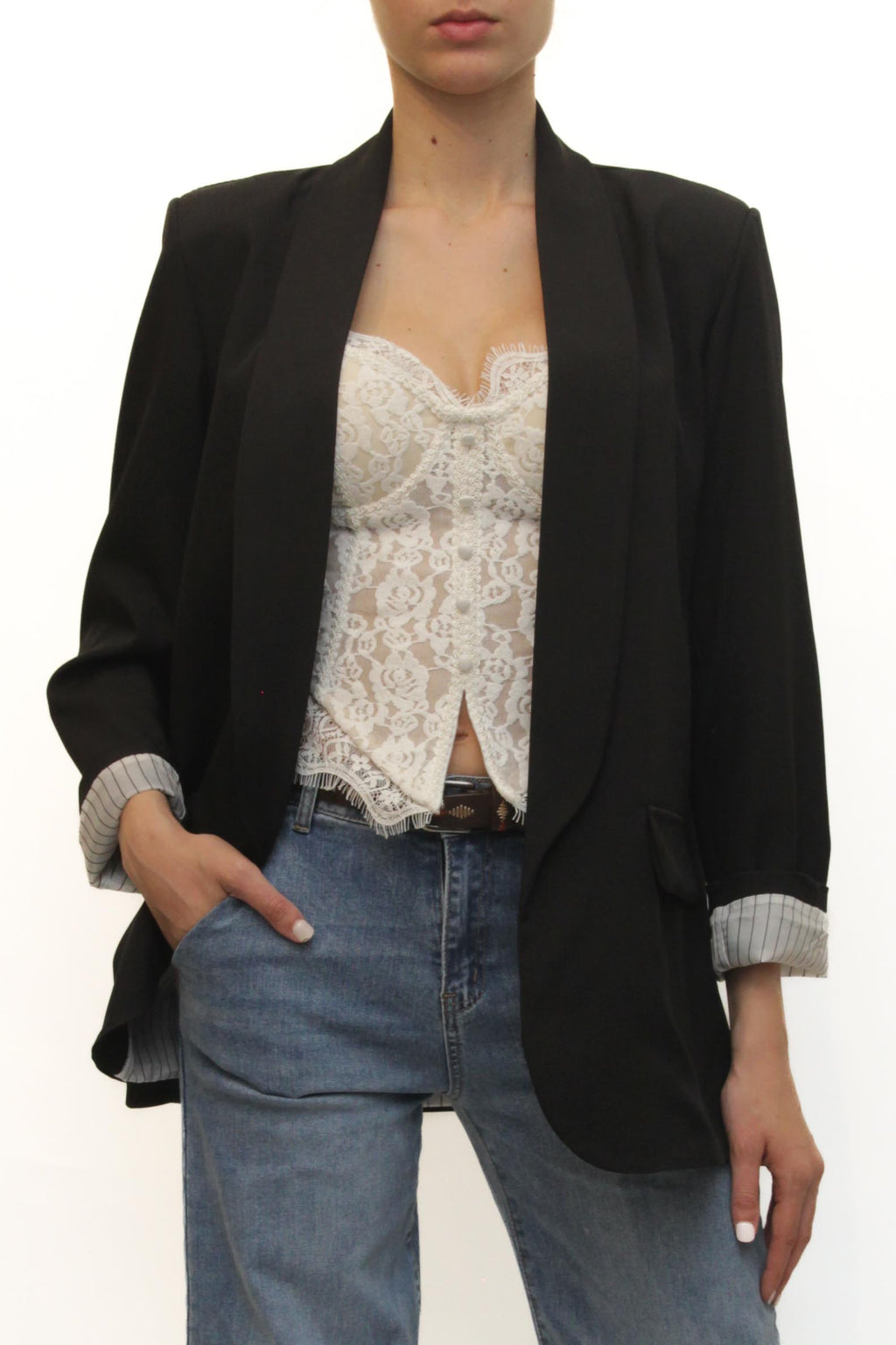LEVH - Blazer Beryl - NERO