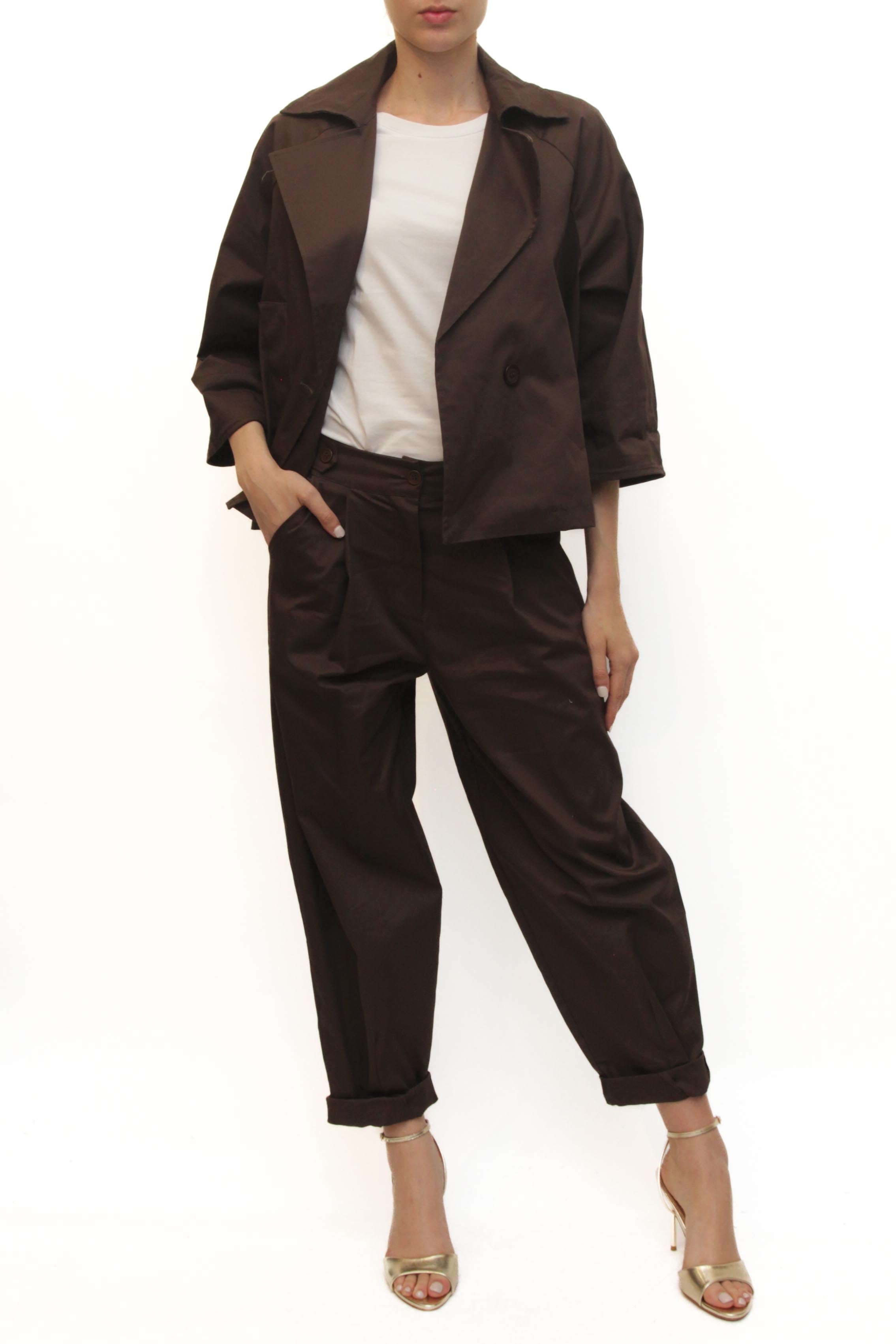 LEVH - Pantalone Pamila - MARRONE