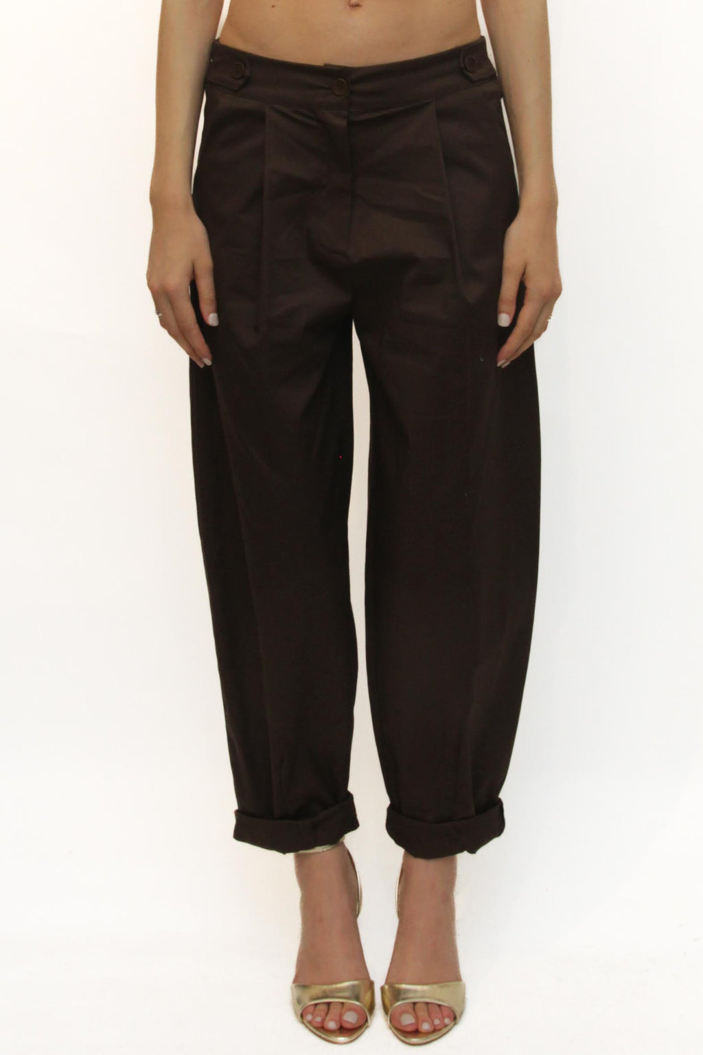 LEVH - Pantalone Pamila - MARRONE