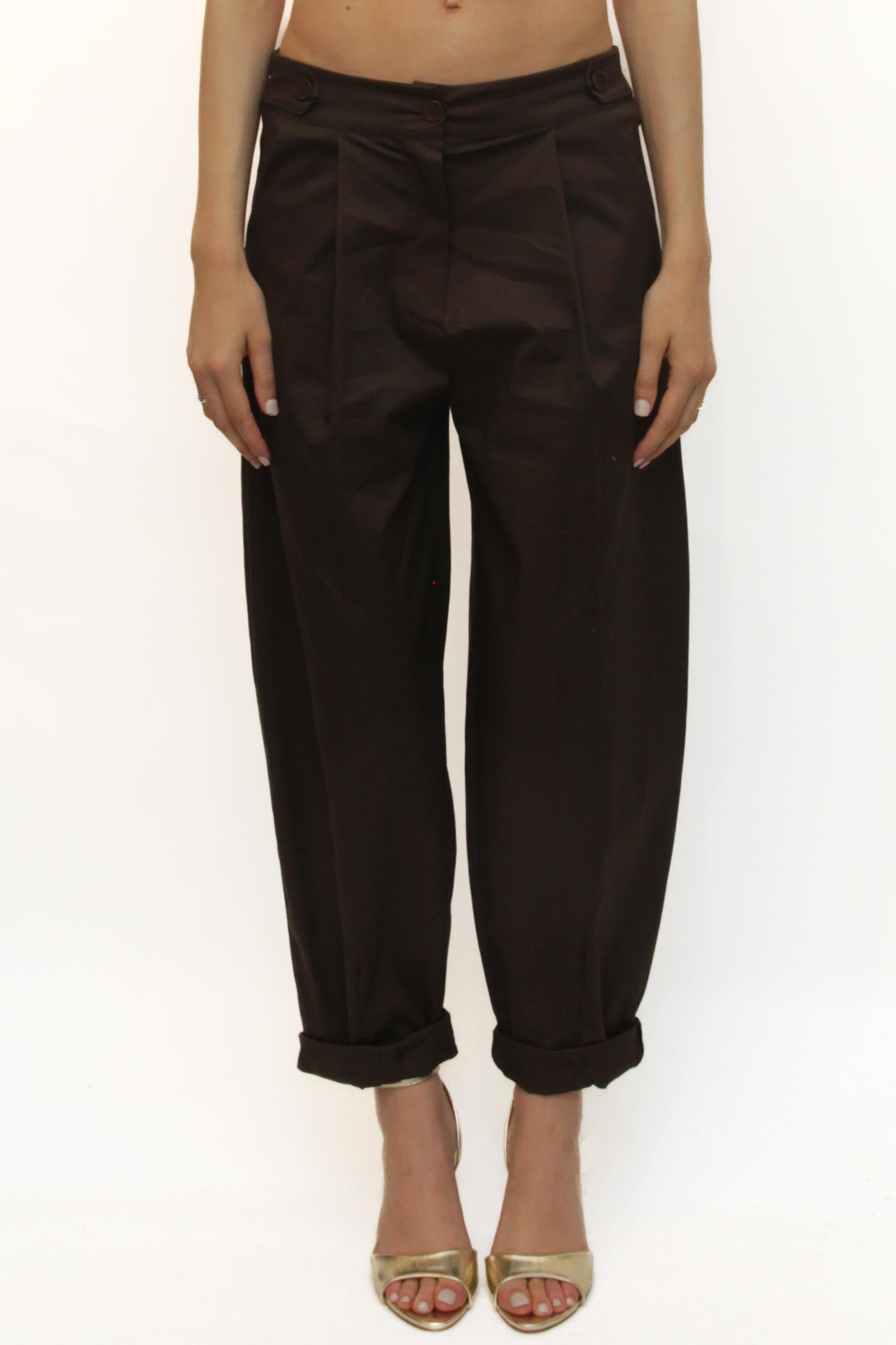 LEVH - Pantalone Pamila - MARRONE