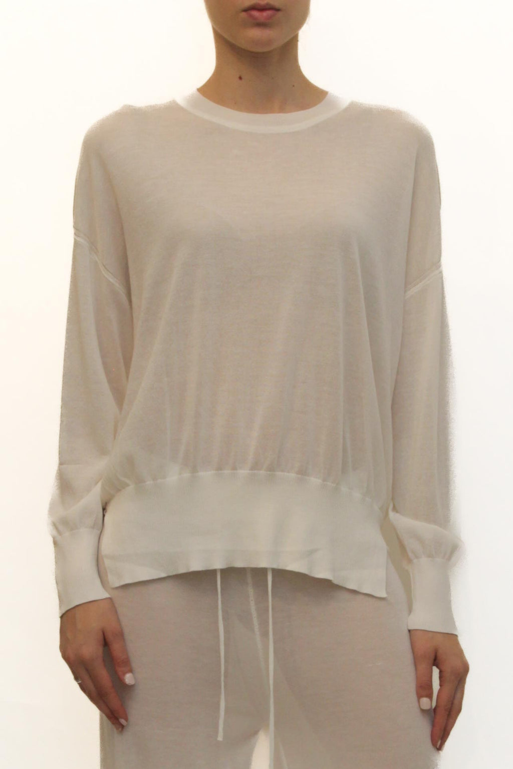 LEVH - Maglia Marcelle - BIANCO