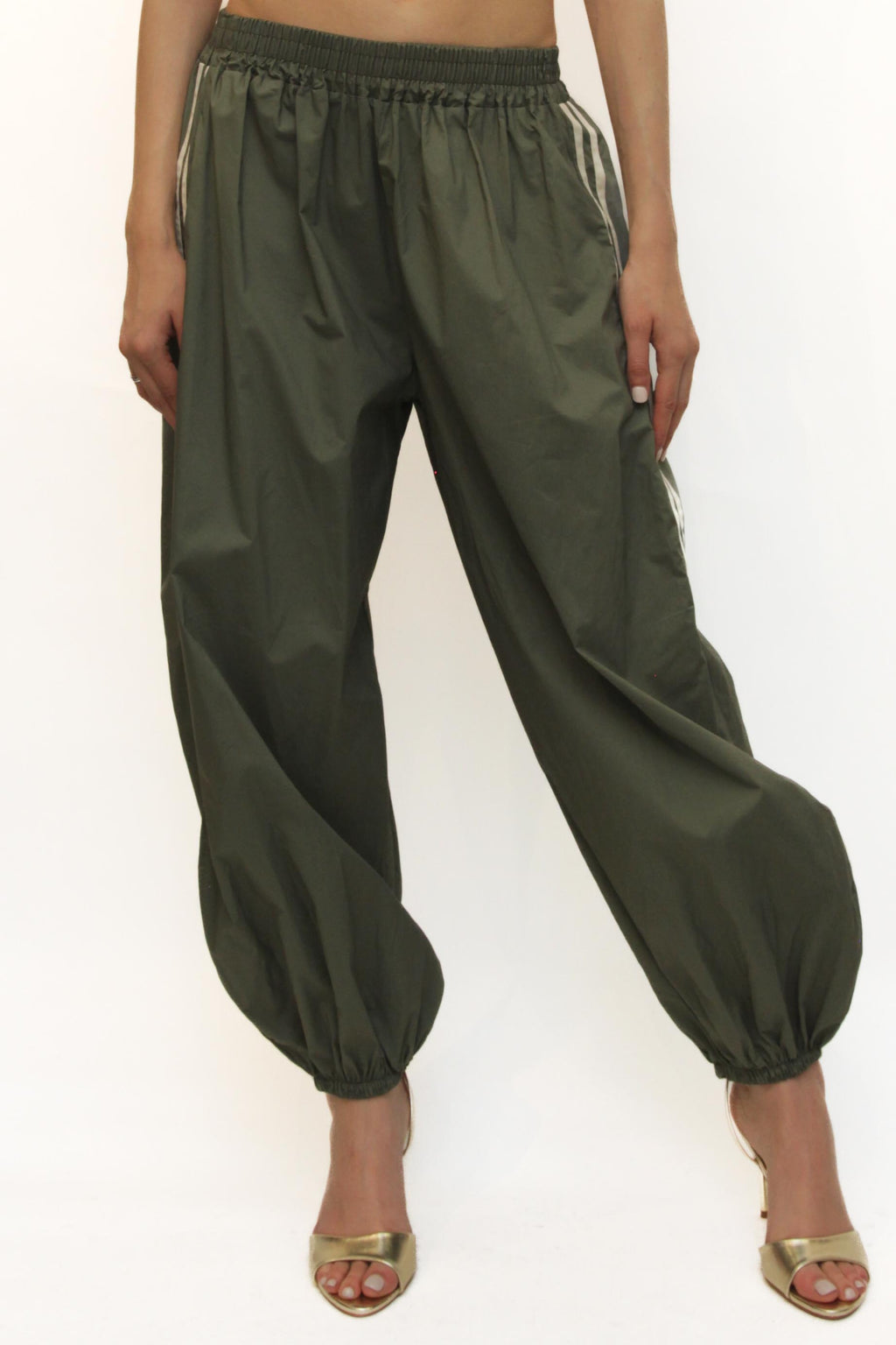 LEVH - Pantalone Phebe - MILITARE