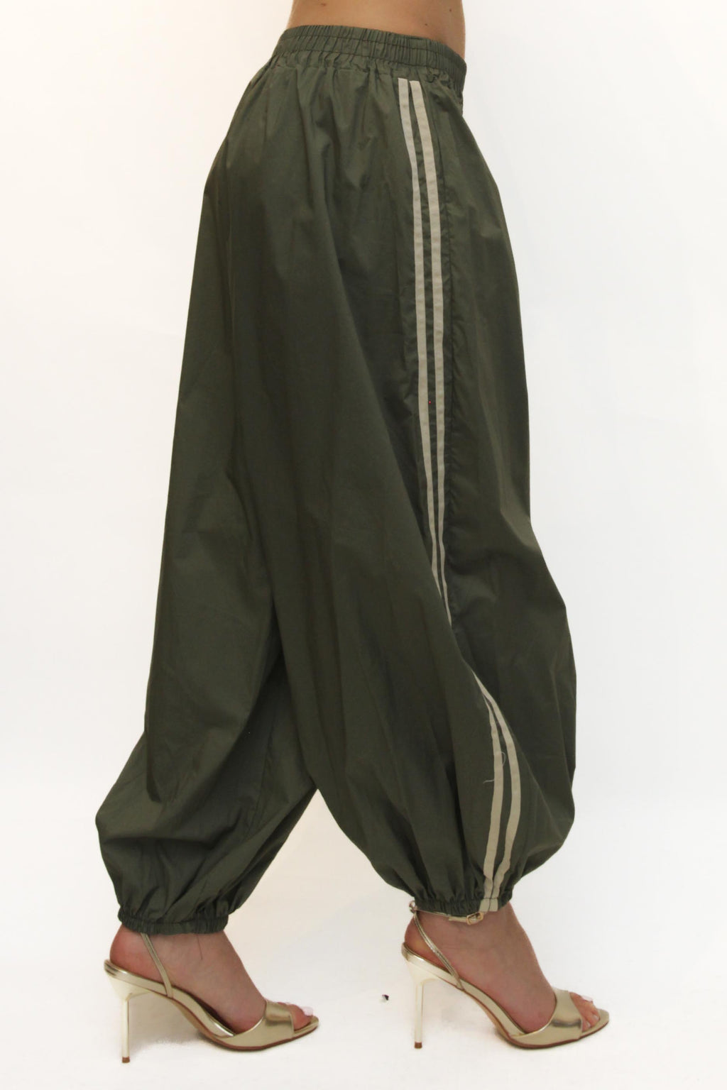 LEVH - Pantalone Phebe - MILITARE