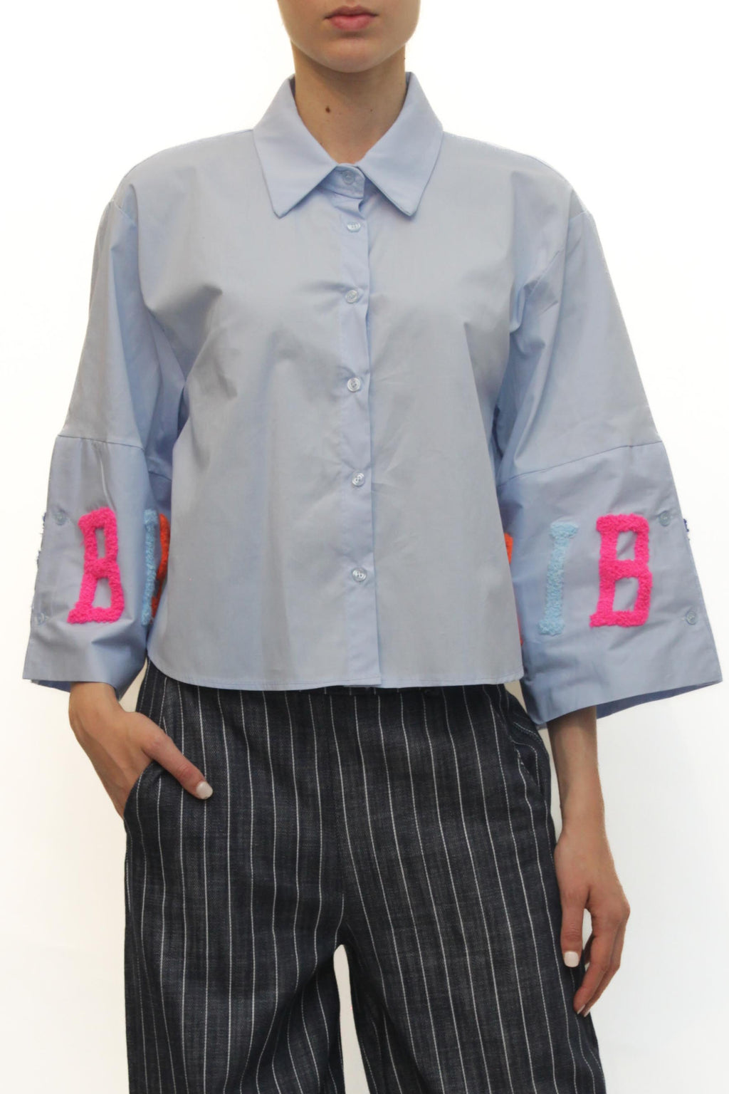 LEVH - Camicia Orleans - CELESTE