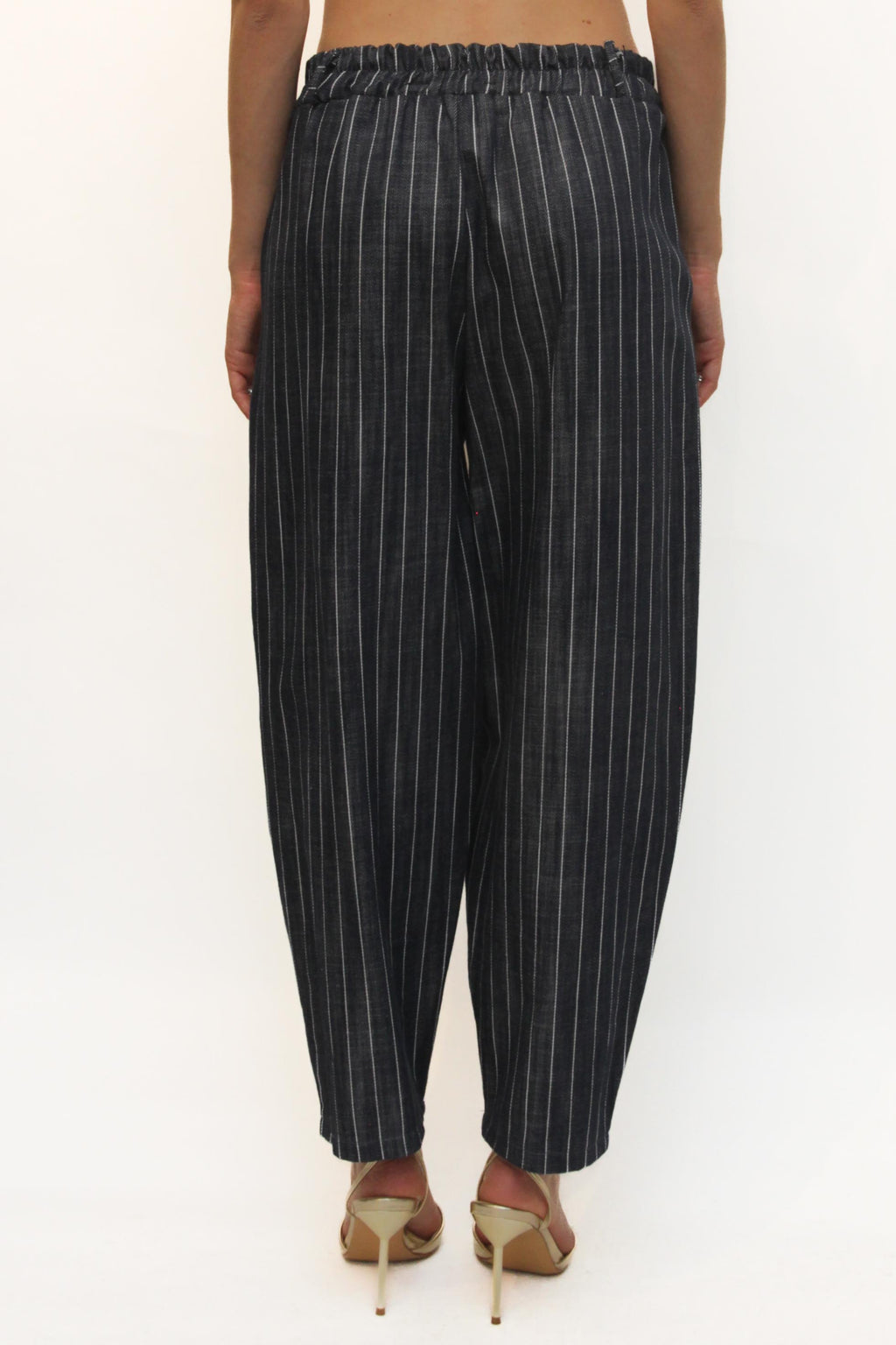 LEVH - Pantalone Paula - GESSATO DENIM/BIANCO