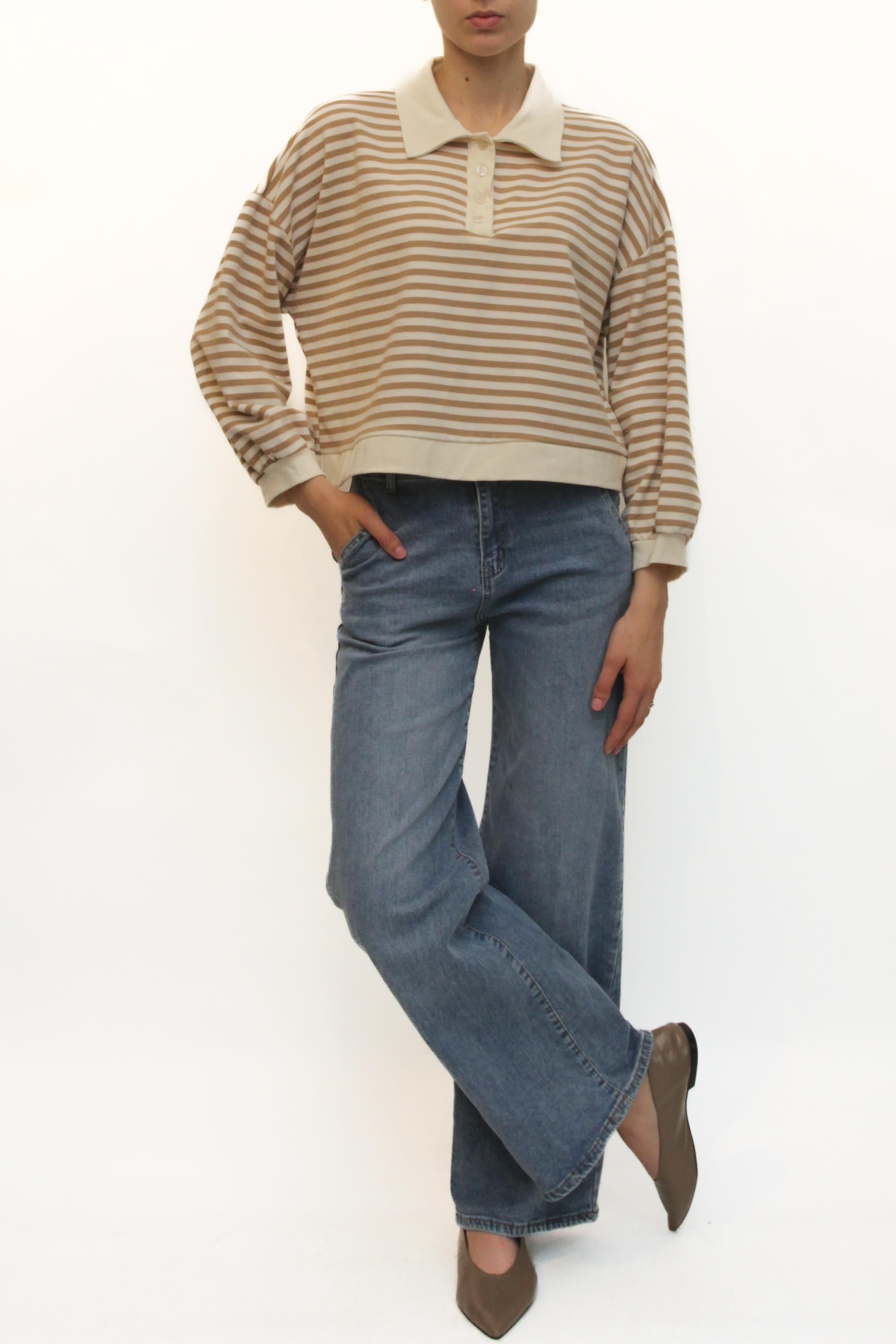LEVH - Polo Penelope - RIGA BEIGE/BURRO