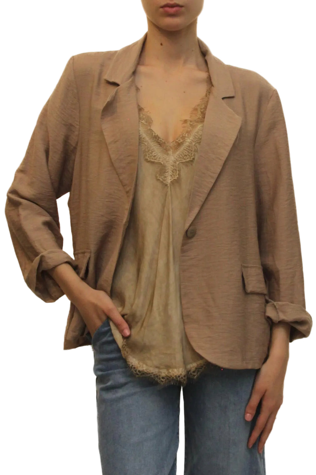LEVH - Blazer Bertha - BEIGE