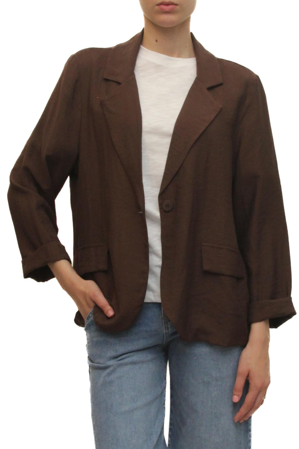 LEVH - Blazer Bertha - MARRONE