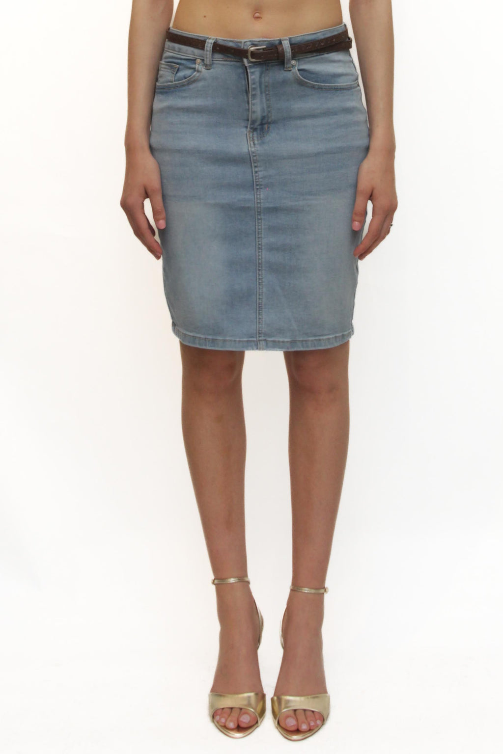 LEVH - Gonna Geneviève - DENIM CHIARO