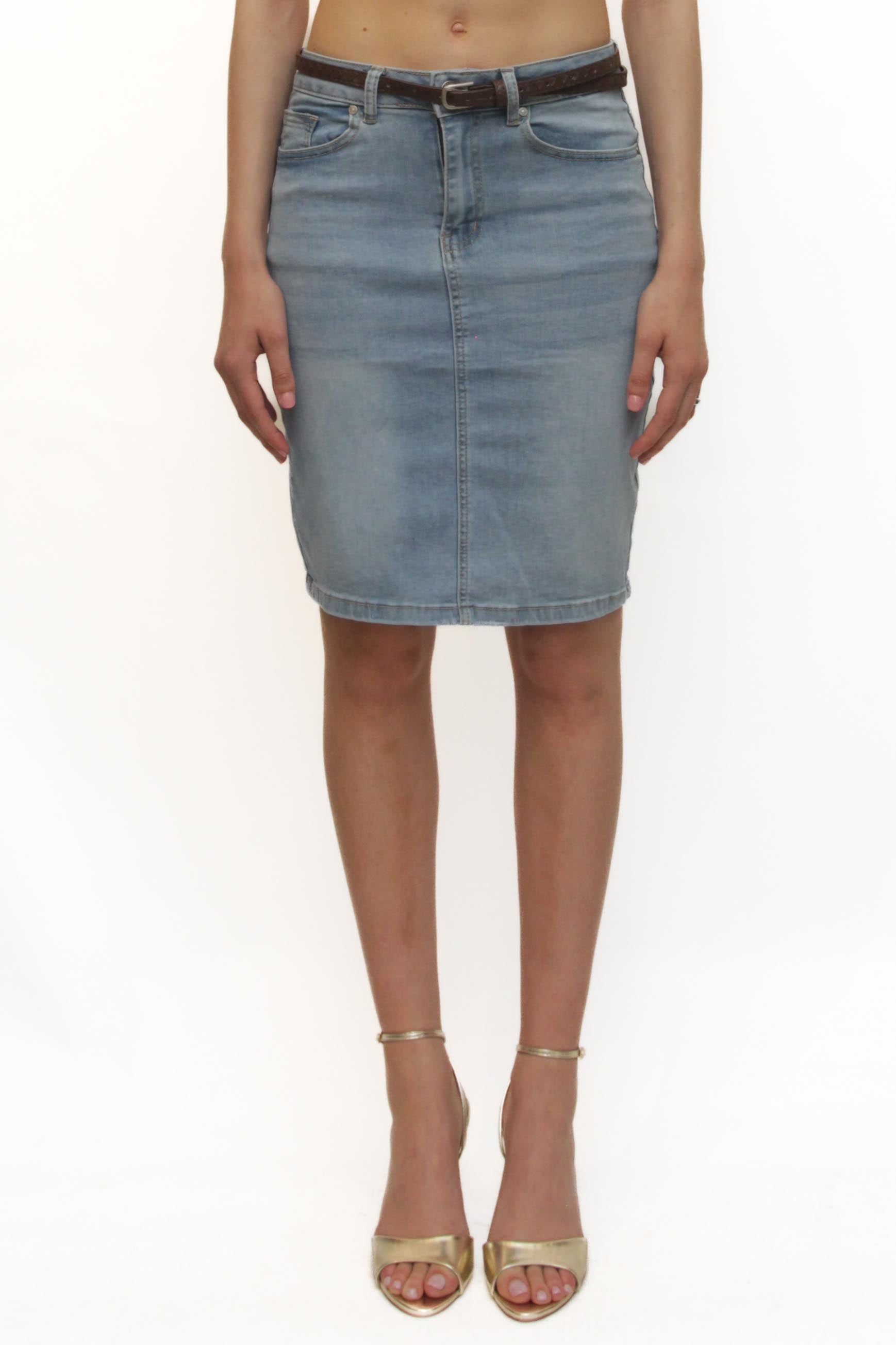 LEVH - Gonna Geneviève - DENIM CHIARO