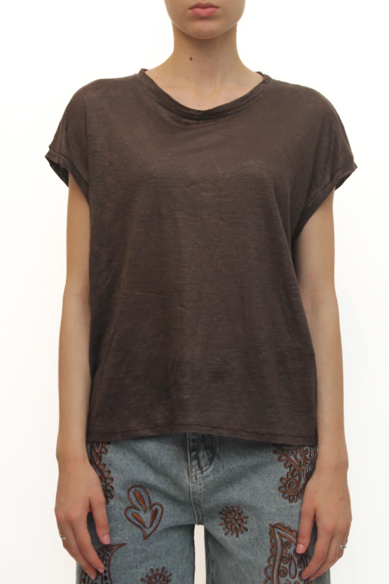 LEVH - T-shirt Tia - MARRONE