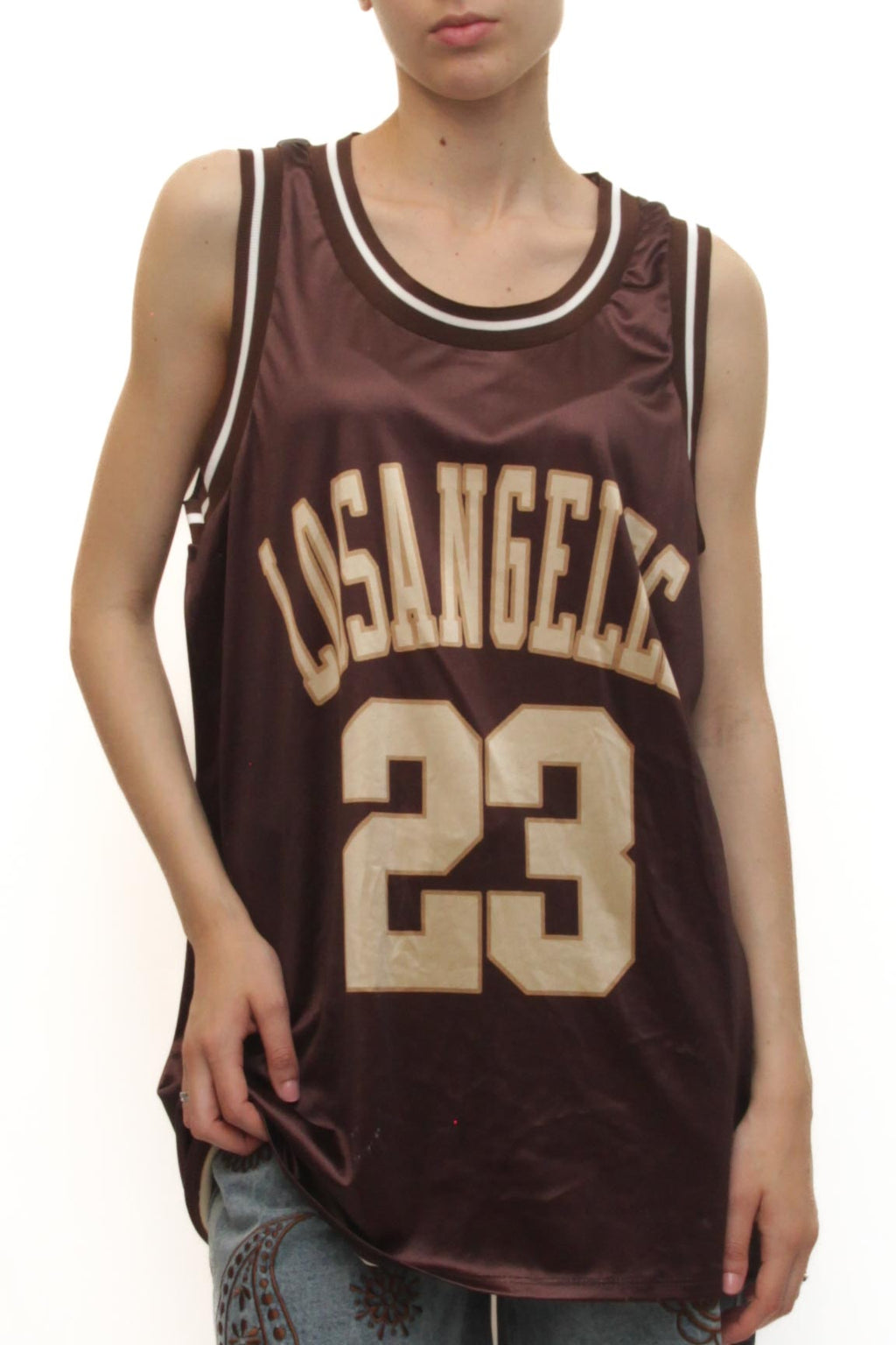 LEVH - Canotta Tetty - MARRONE/BEIGE