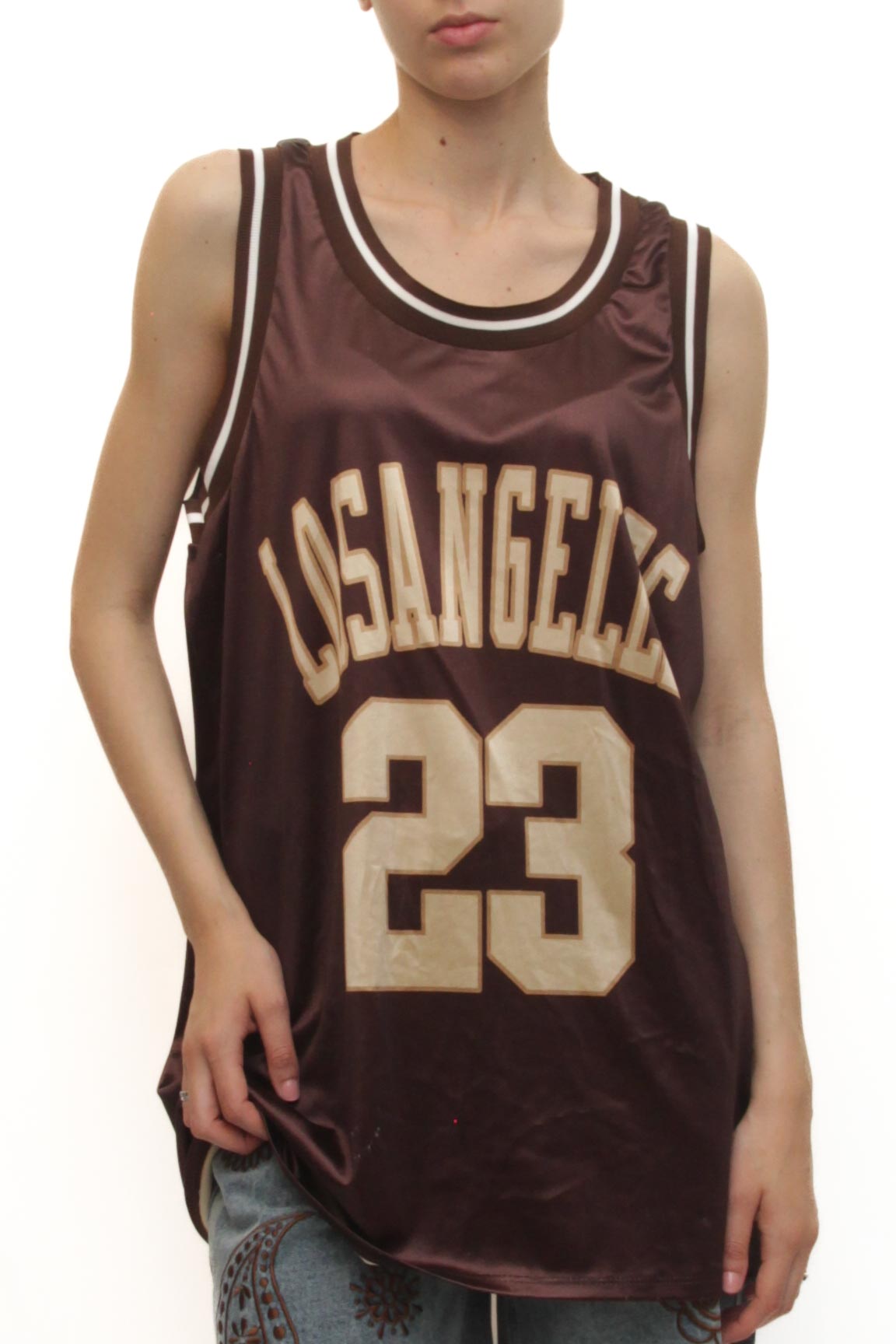 LEVH - Canotta Tetty - MARRONE/BEIGE