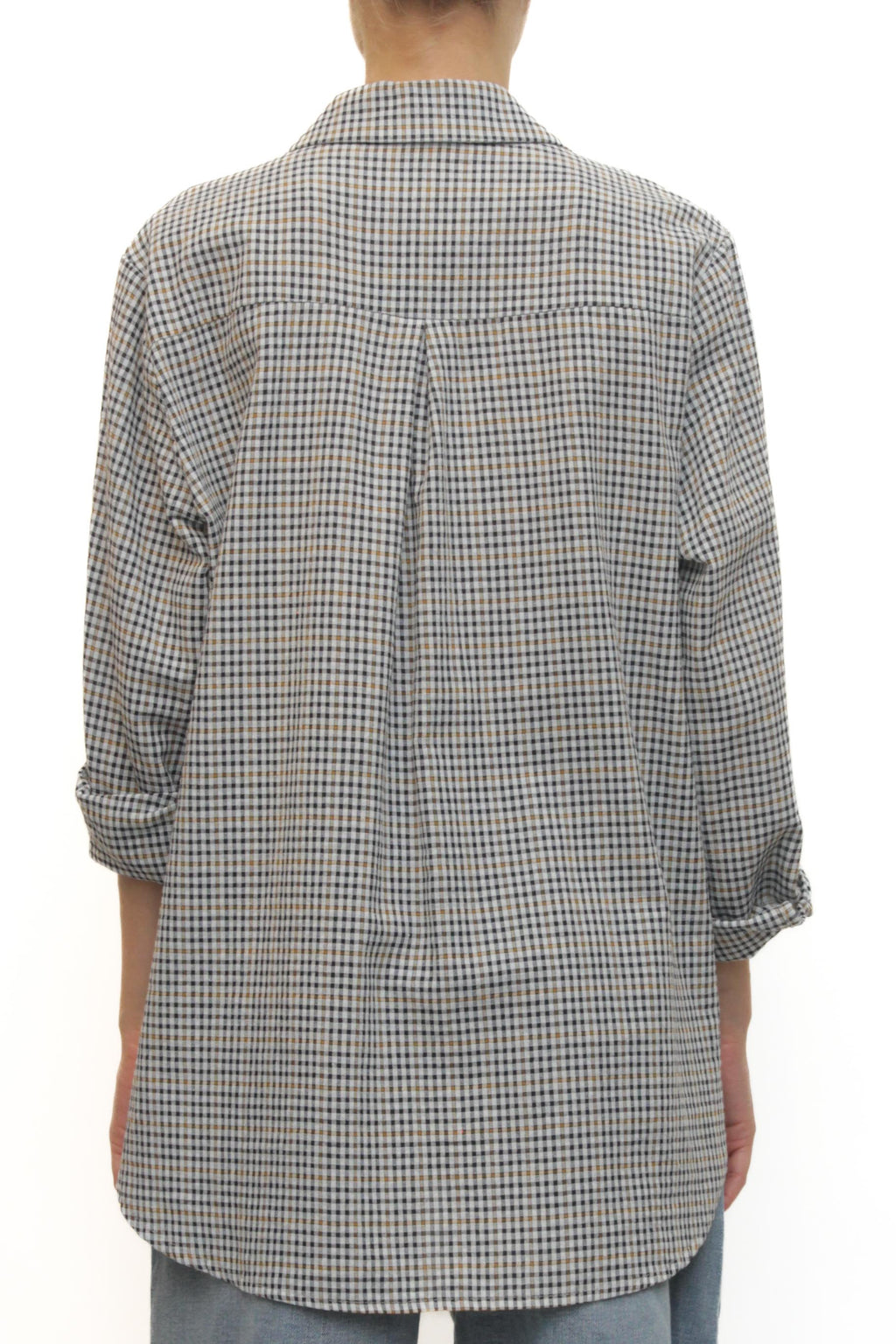 LEVH - Camicia Carros - QUADRO NERO/GIALLO