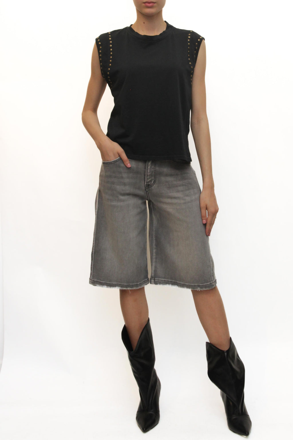 LEVH - Bermuda Bess - DENIM GRIGIO