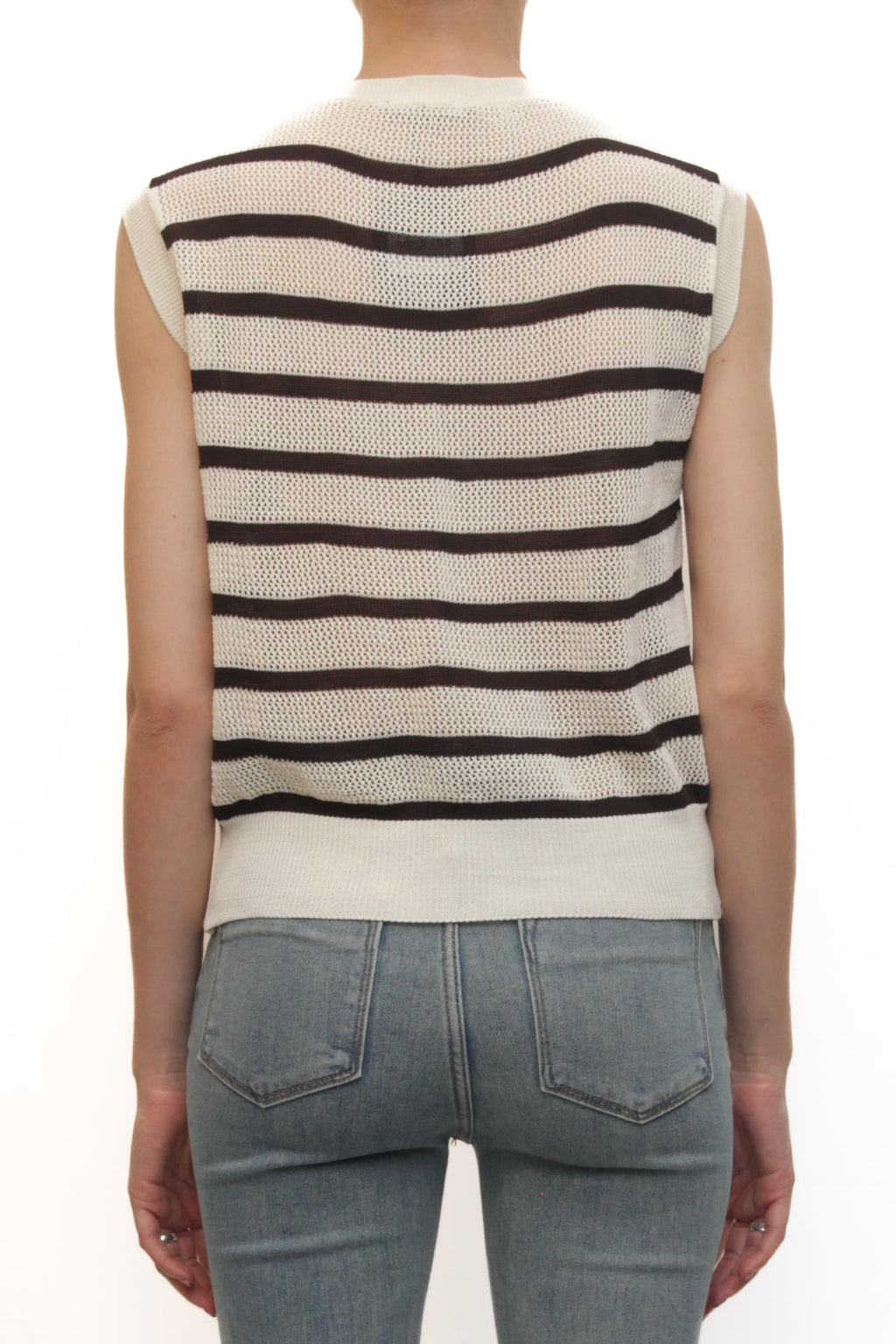 LEVH - Gilet Gabrielle - RIGA PANNA/NERO