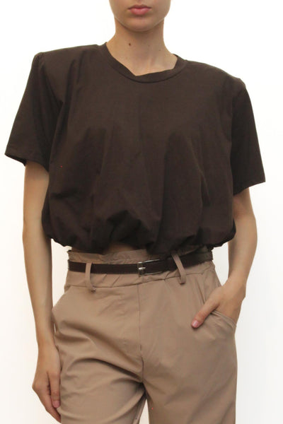 LEVH - T-shirt Teruel - MARRONE