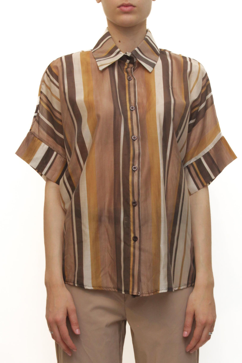 LEVH - Camicia Casilda - RIGA MAR/TAB/PAN