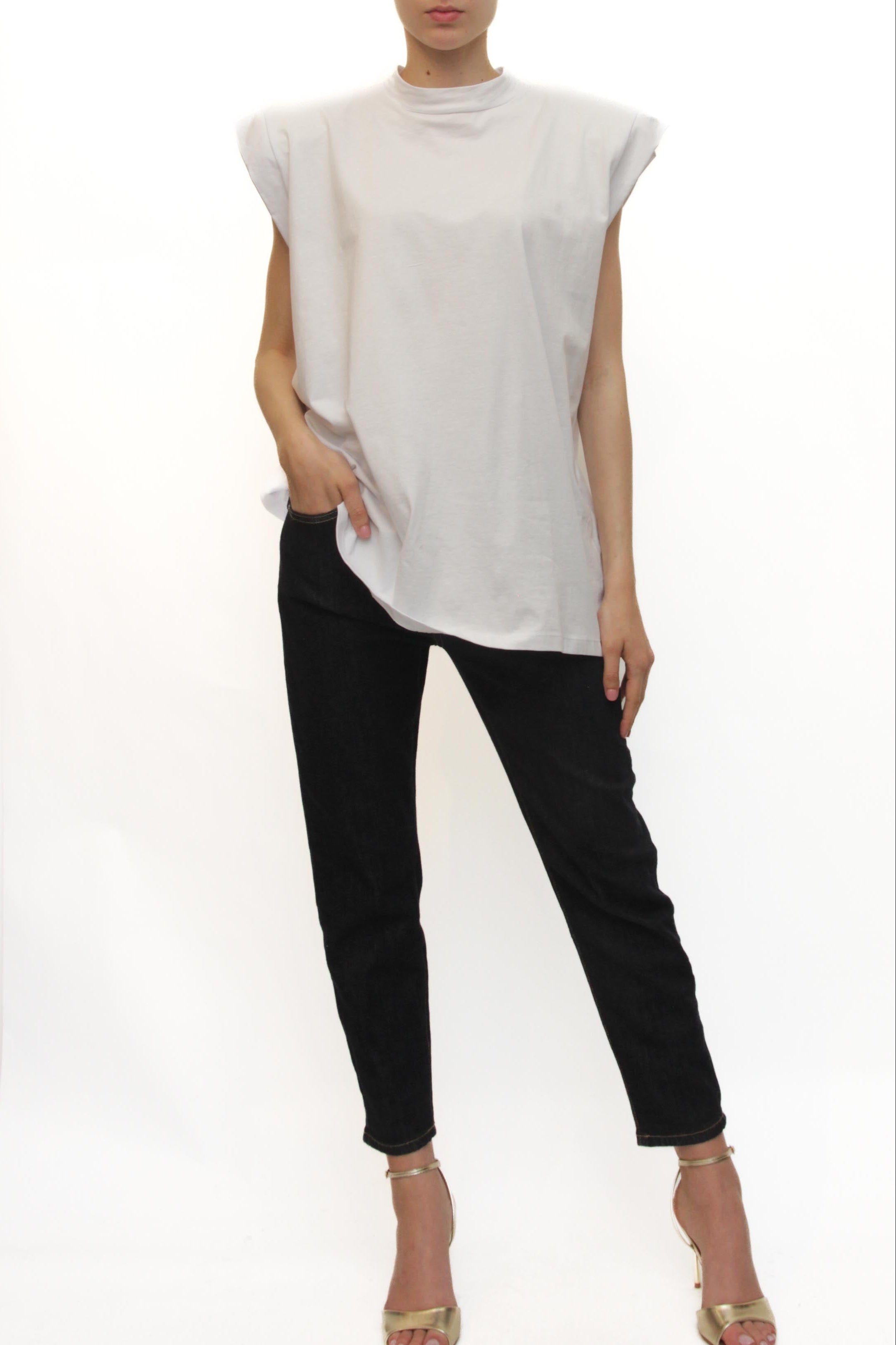 LEVH - T-shirt Théoline - BIANCO