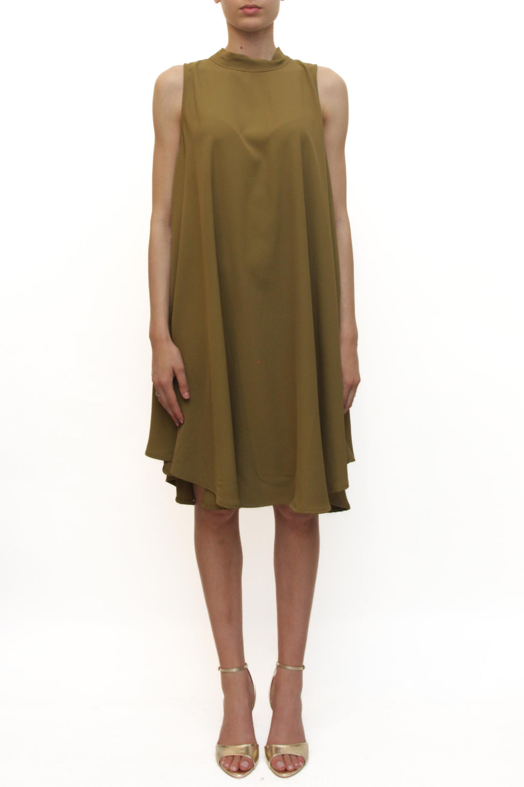 LEVH - Abito Agathe - VERDE OLIVA